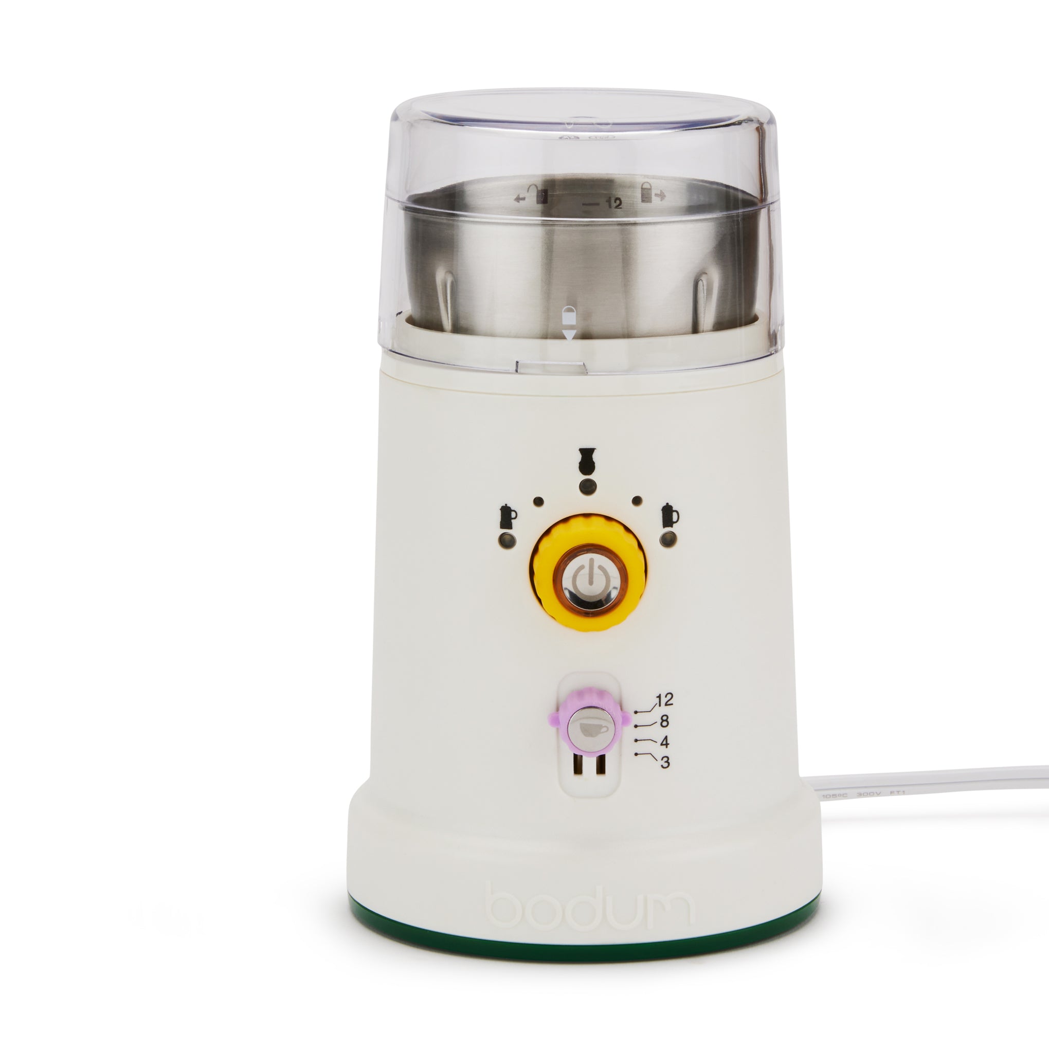 Bodum Electric Coffee Grinder with Adjustable Settings & MoMA Colors