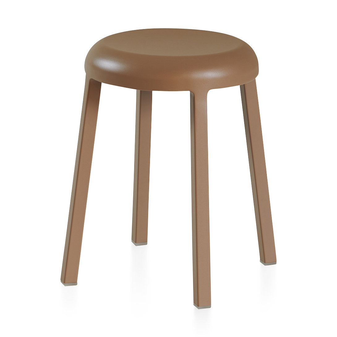 Emeco Za Stool - Recycled Aluminum Bar Stool, Sweater Brown
