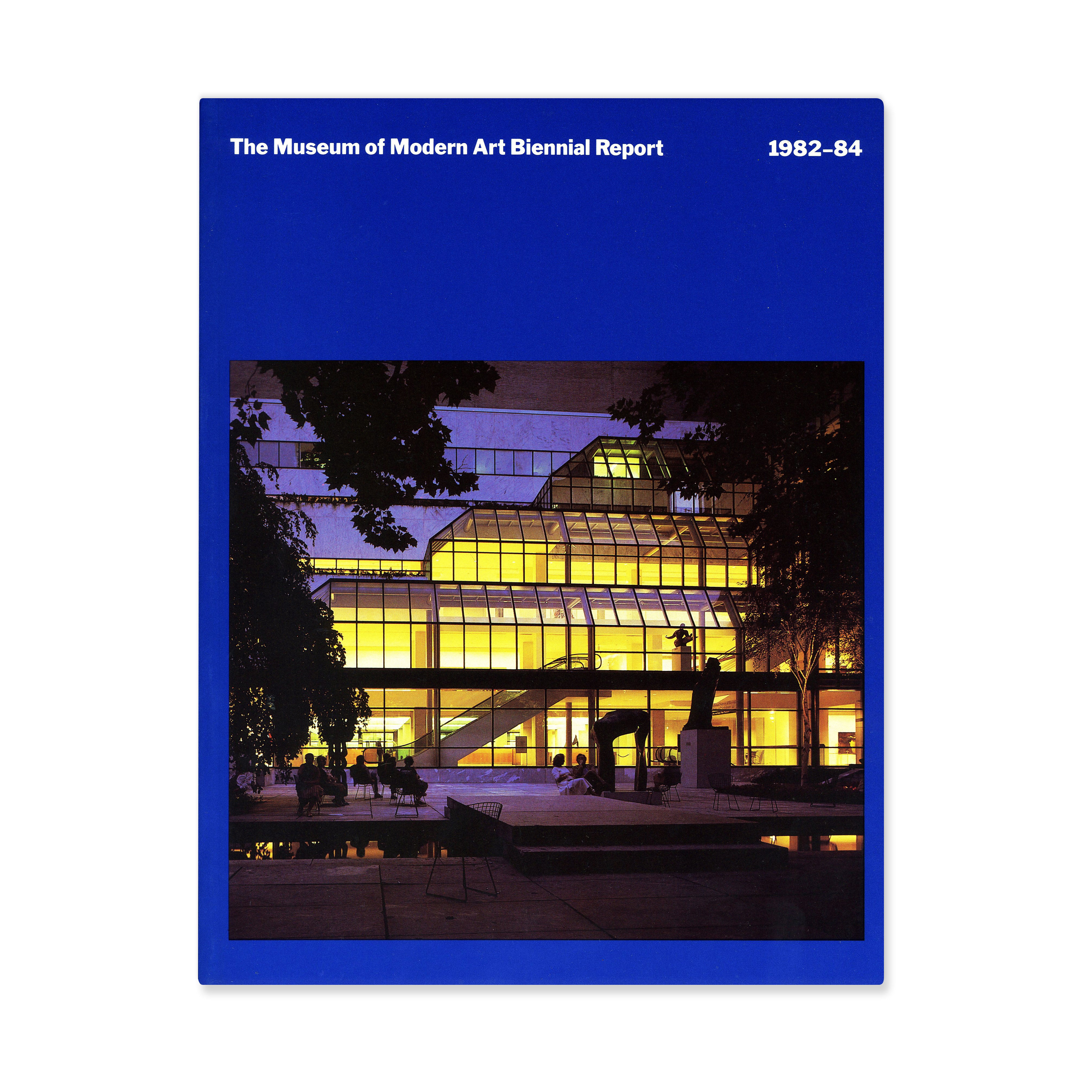 MoMA Biennial Report 1982-1984 - Rare Vintage Paperback