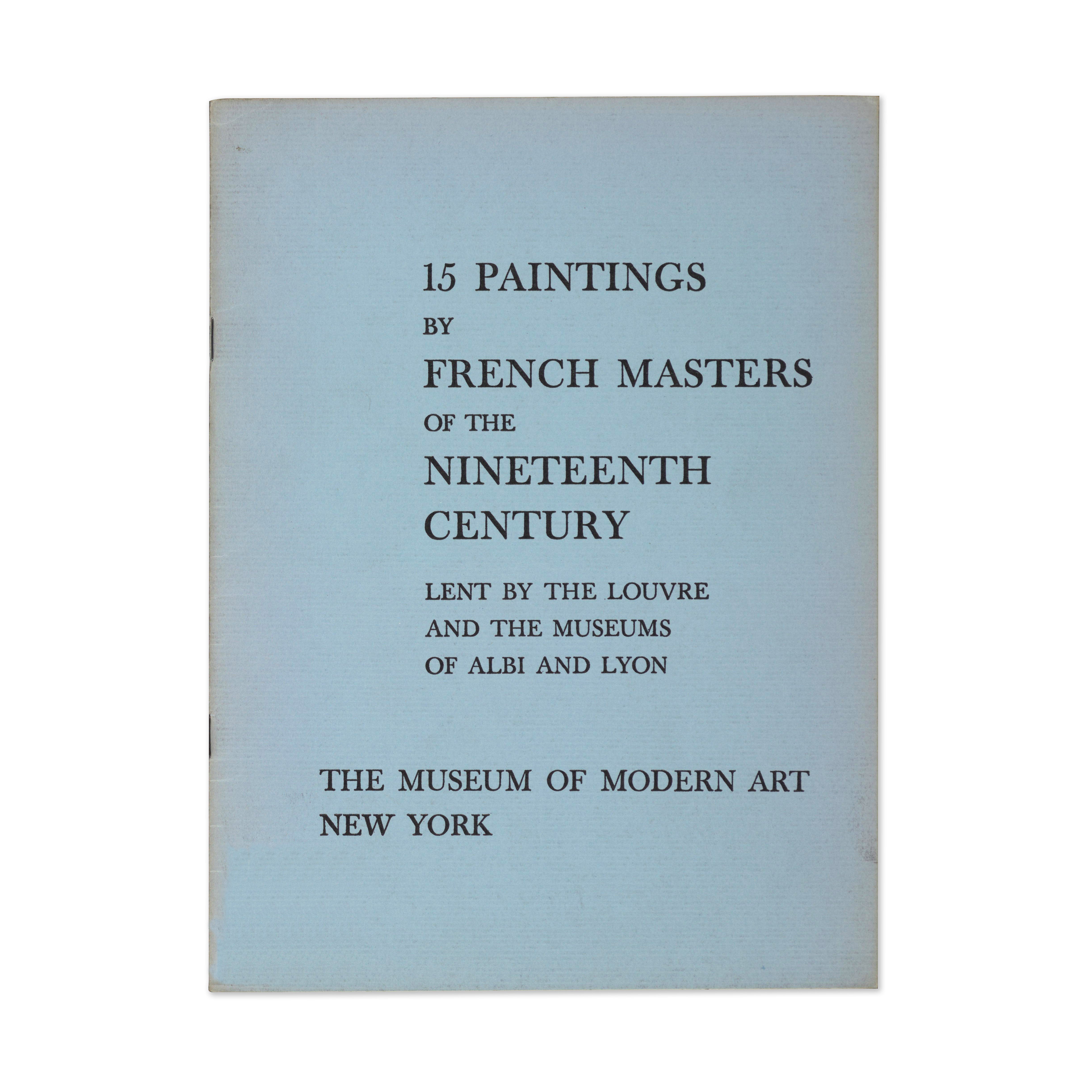 Vintage MoMA Book: 19th Century French Masters Paintings