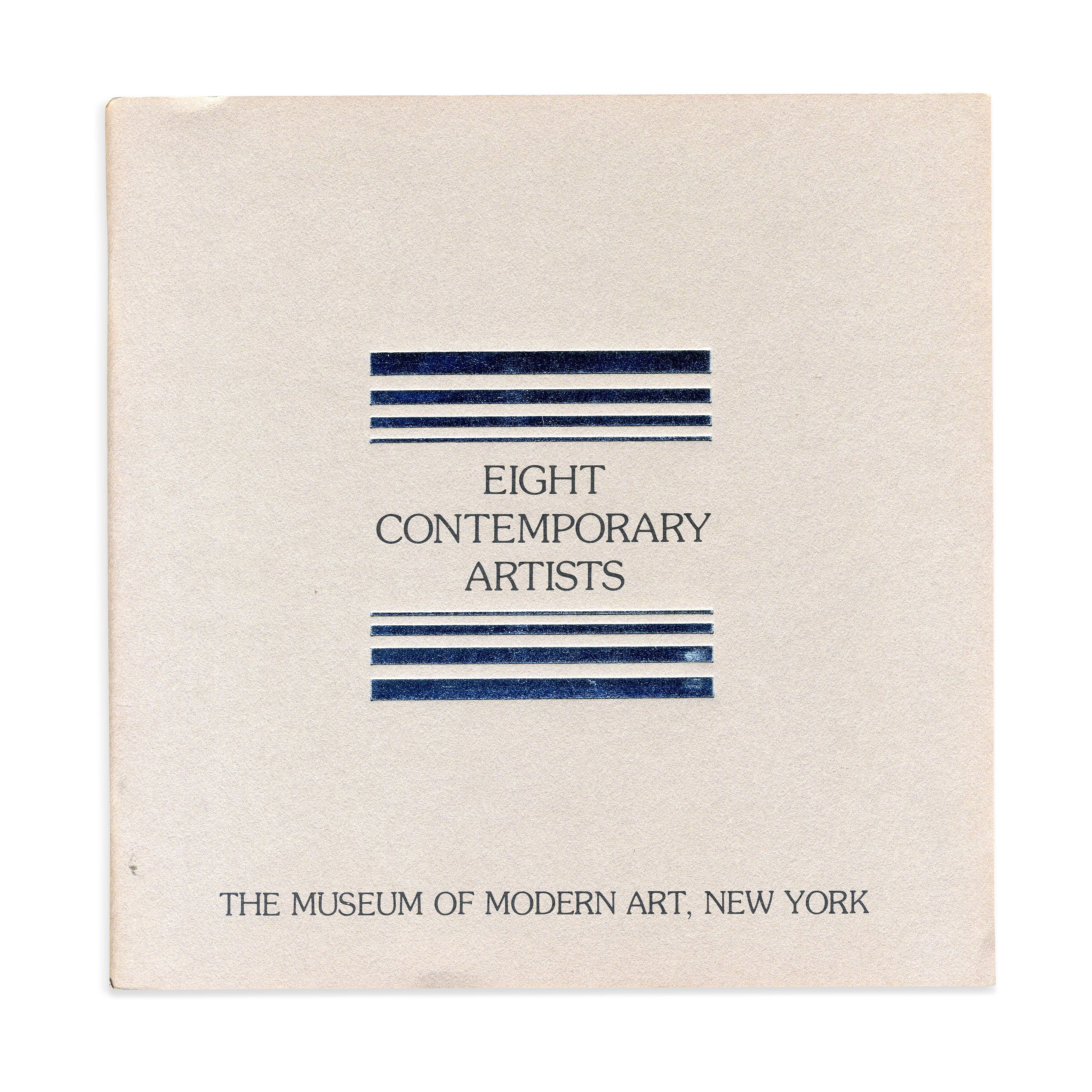 MoMA Eight Contemporary Artists Book - Rare 1974 Paperback