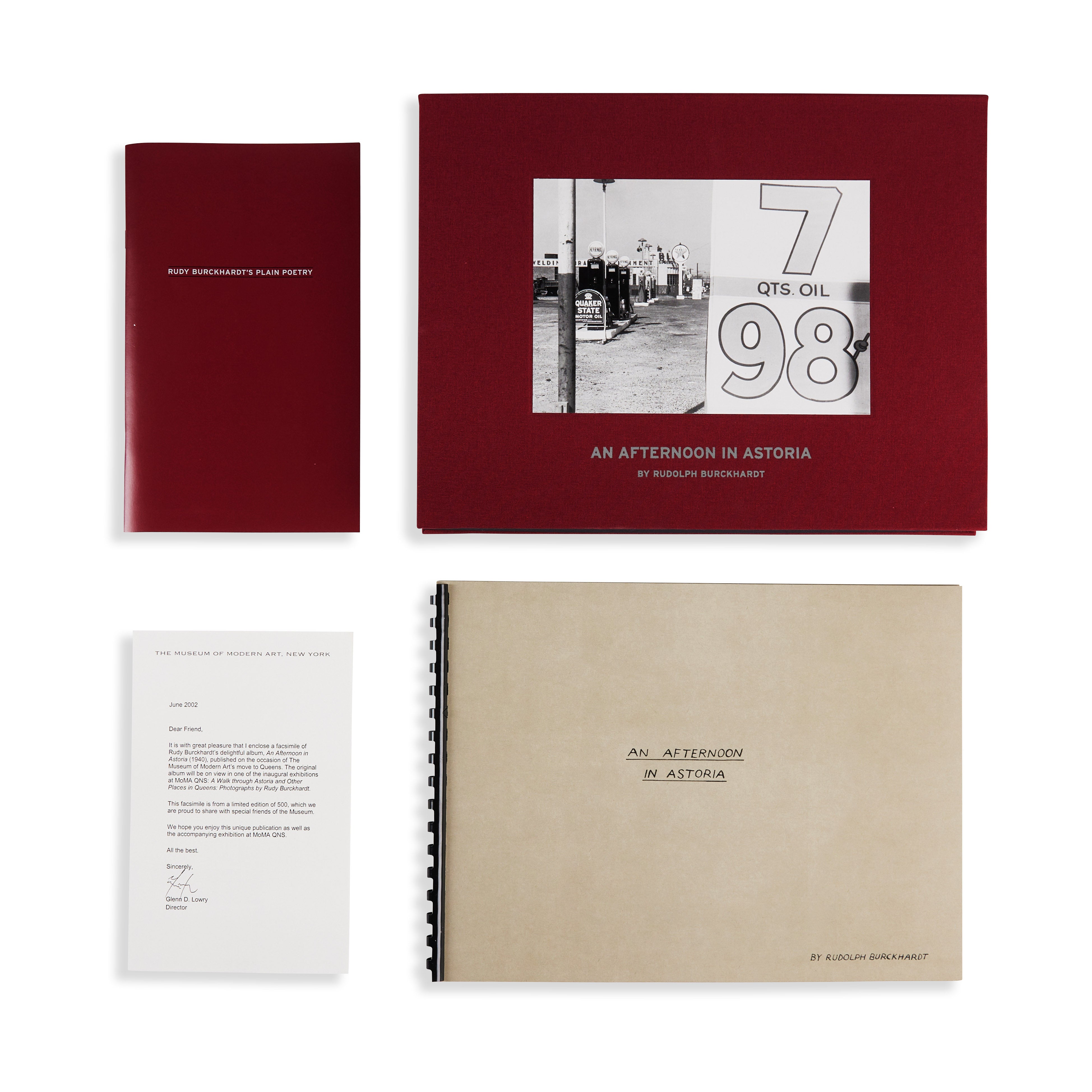 Rudolph Burckhardt Hardcover Book: An Afternoon in Astoria Limited Edition