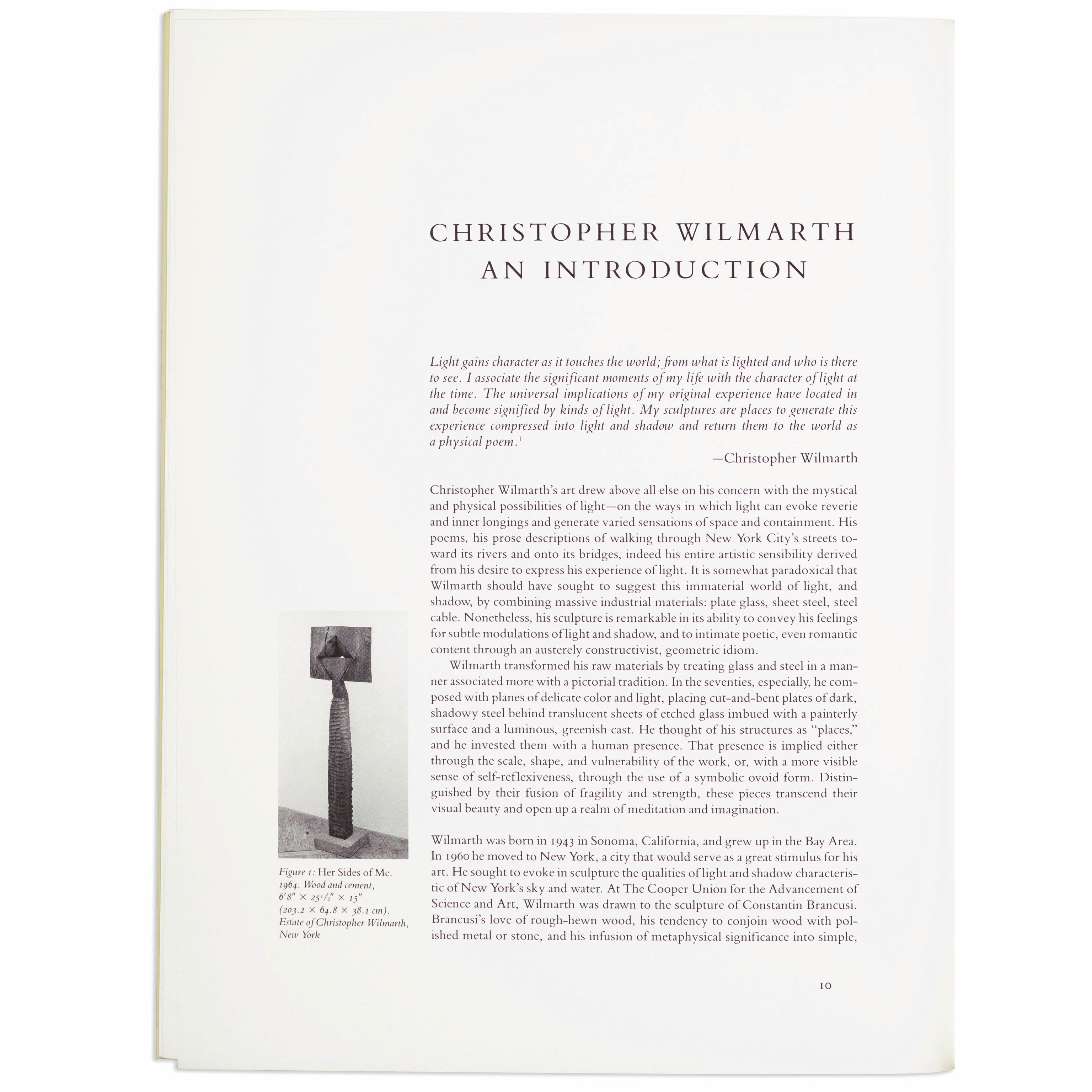 Christopher Wilmarth MoMA Art Book - Rare 1989 Edition
