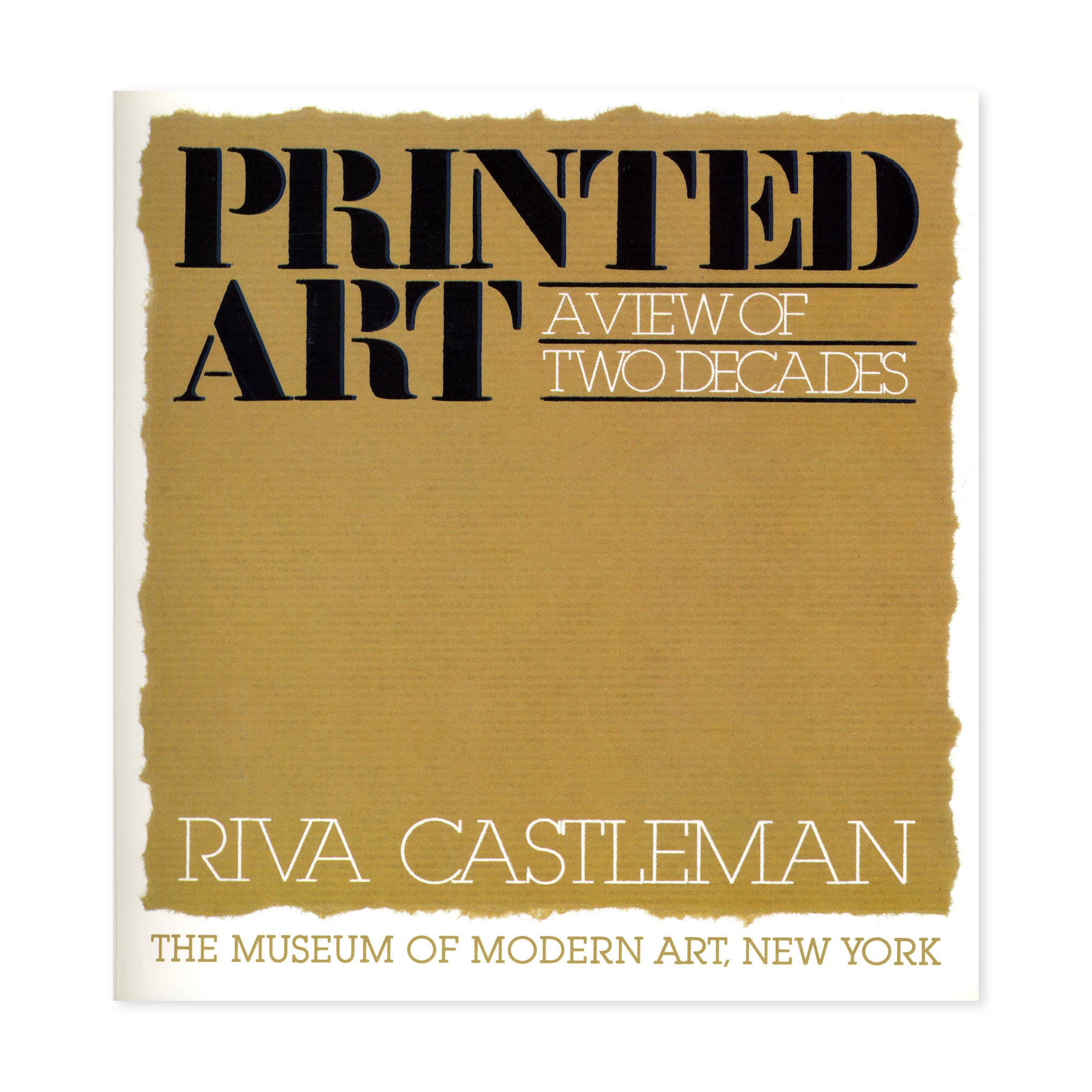 Vintage MoMA Art Book: Printed View of Two Decades 1980