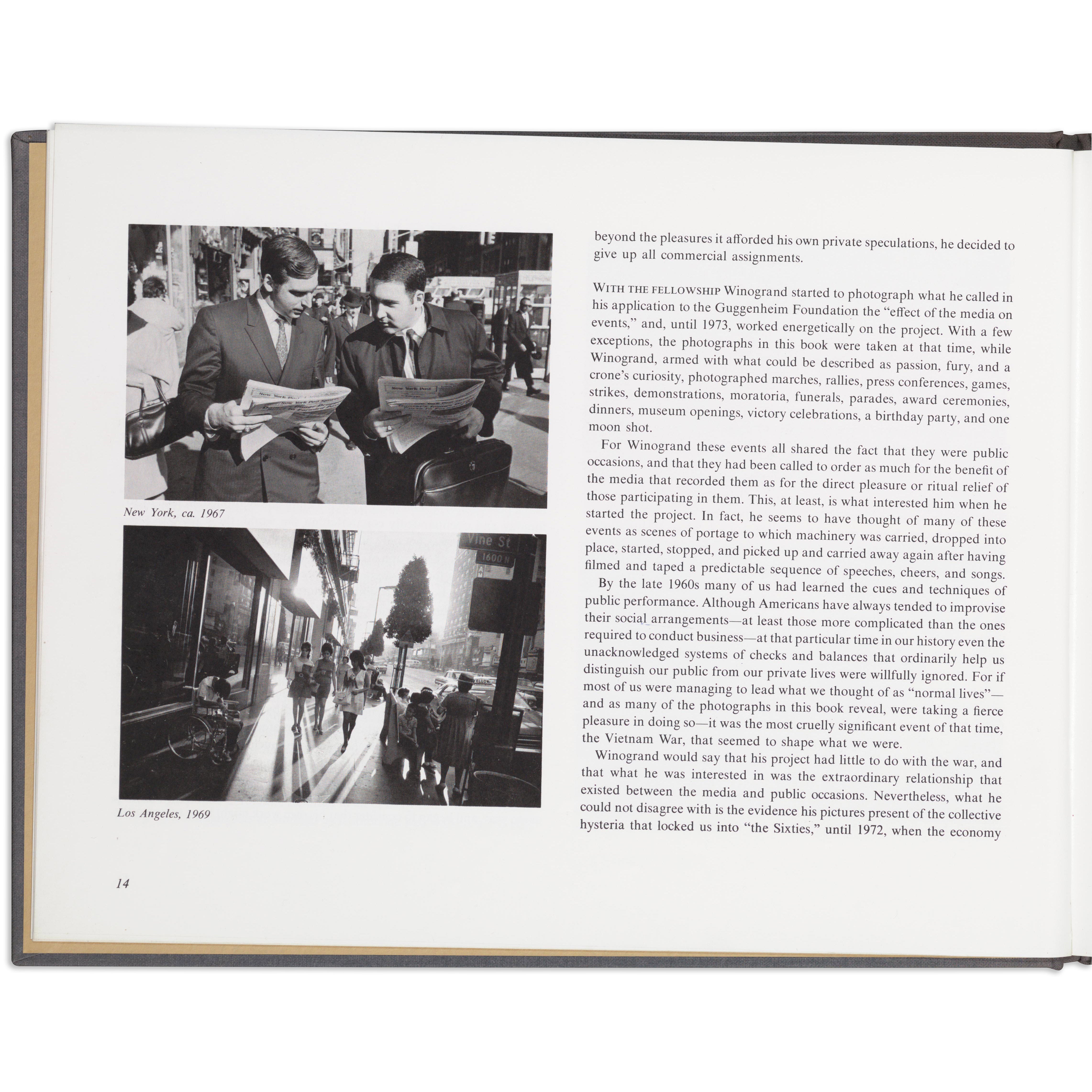 Winogrand Public Relations Book by MoMA - Rare Vintage Paperback
