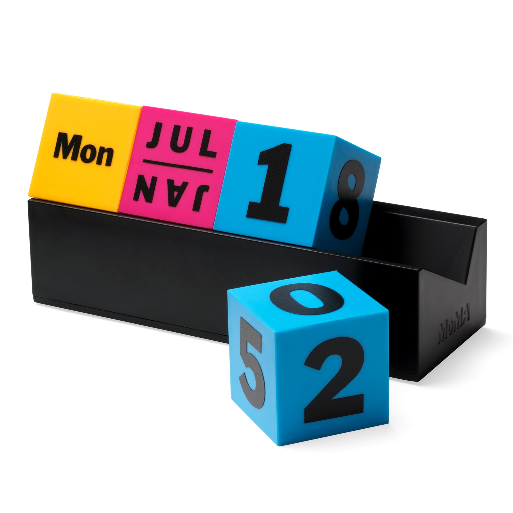 Perpetual Calendar Cubes - Colorful Desktop Date Display