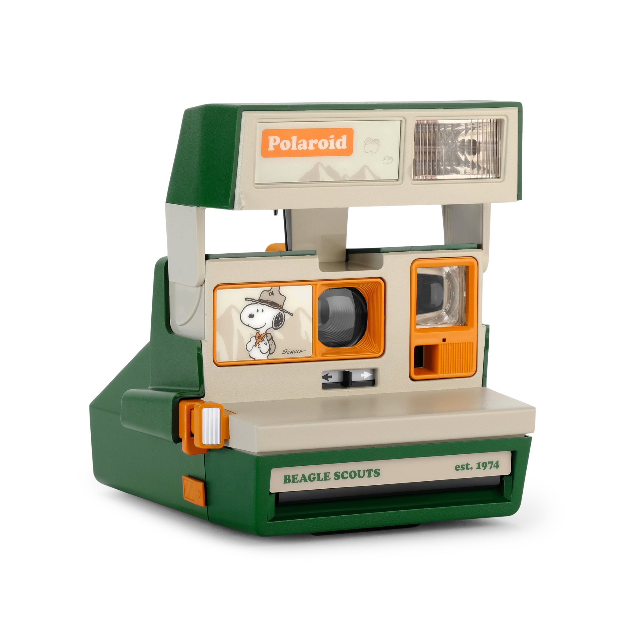 Snoopy Beagle Scouts Polaroid 600 Instant Camera – Retro Refurbished