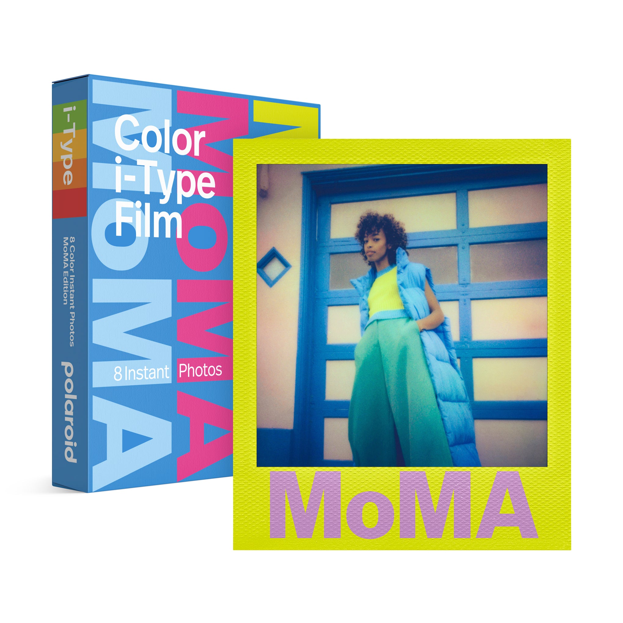 Polaroid Now Camera Film – MoMA Edition, 8 Color Frames