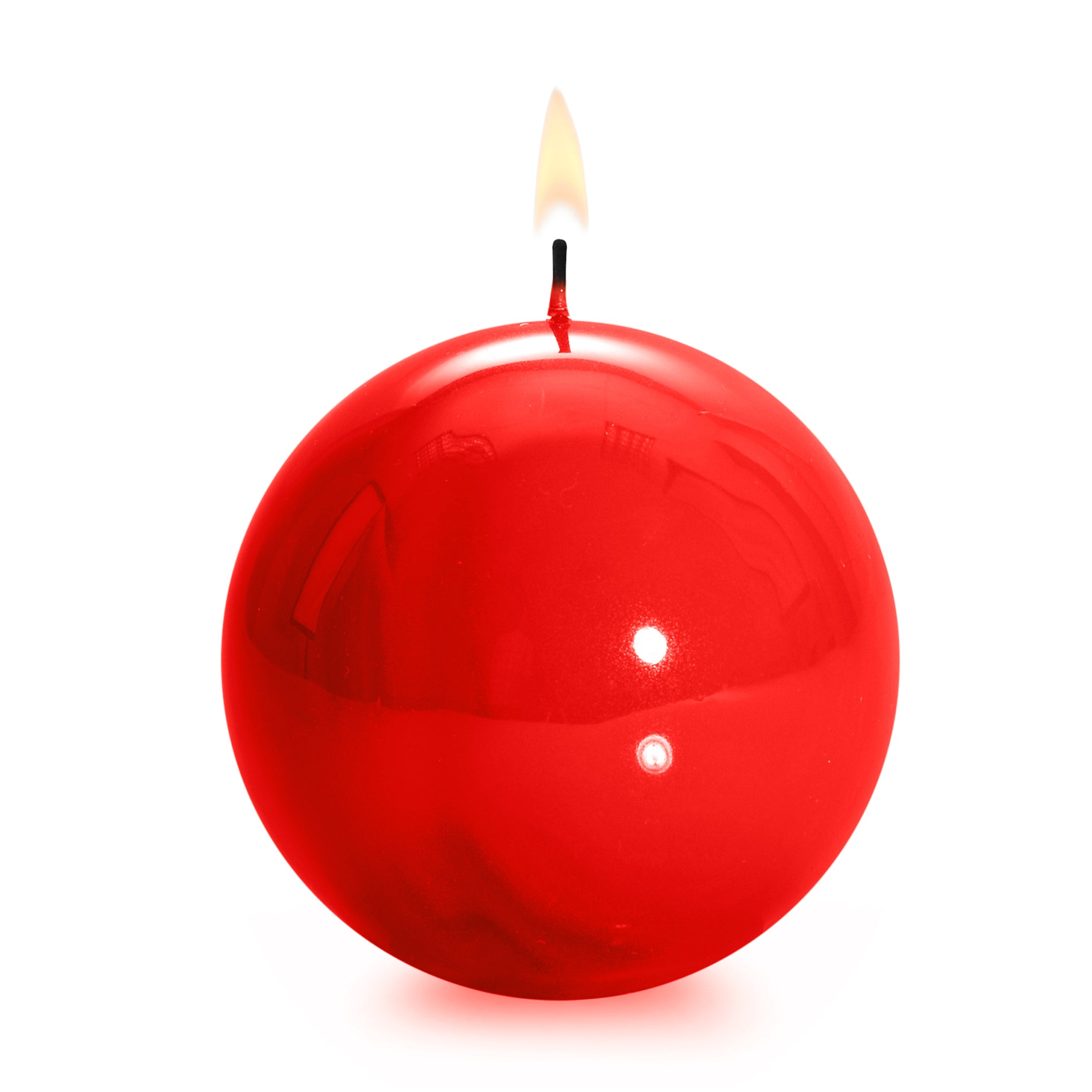 Italian Handmade Ball Candle by Cereria Graziani - Papaya Scent