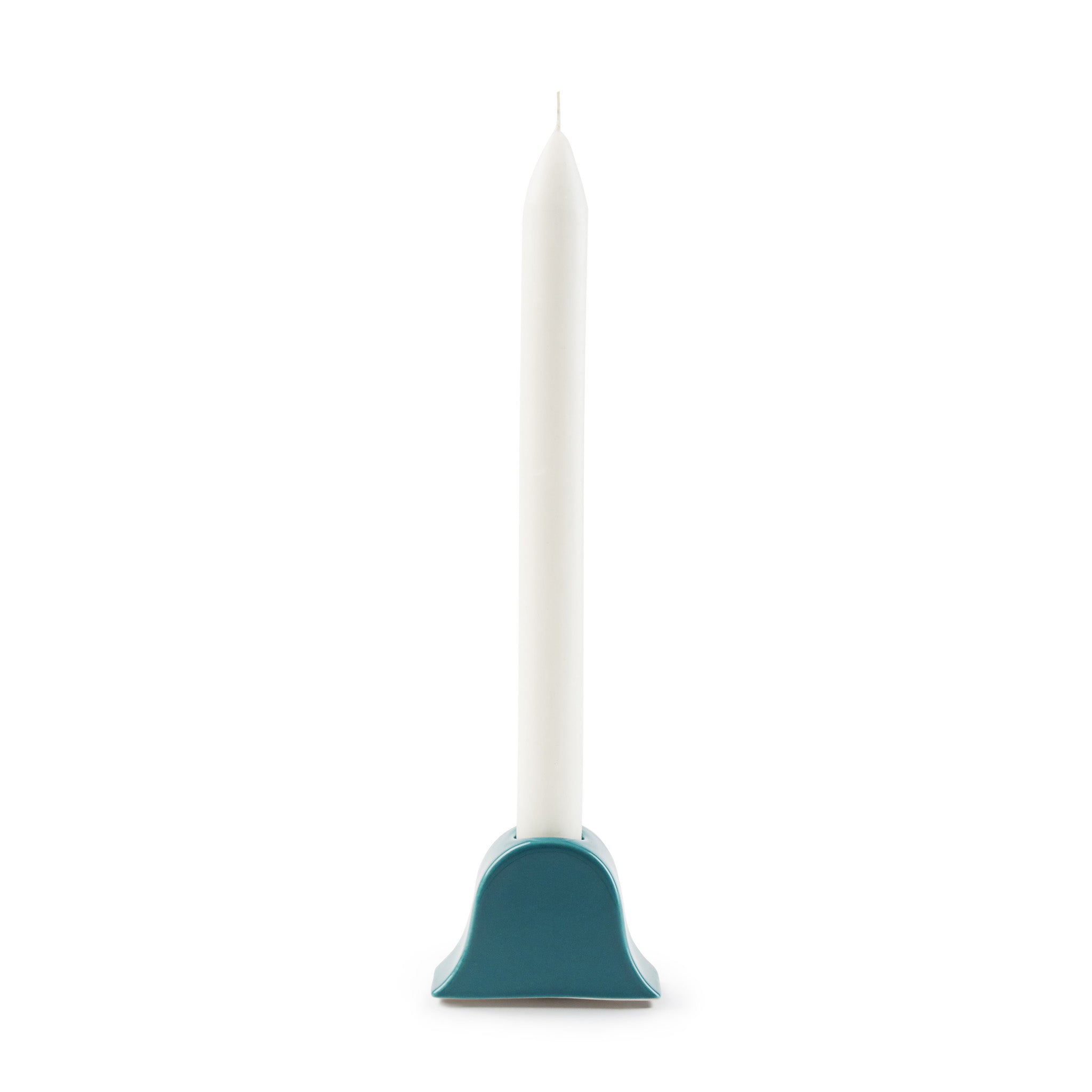 Ceramic Blue Landscape Candle Holder – Handcrafted for Modern Tables