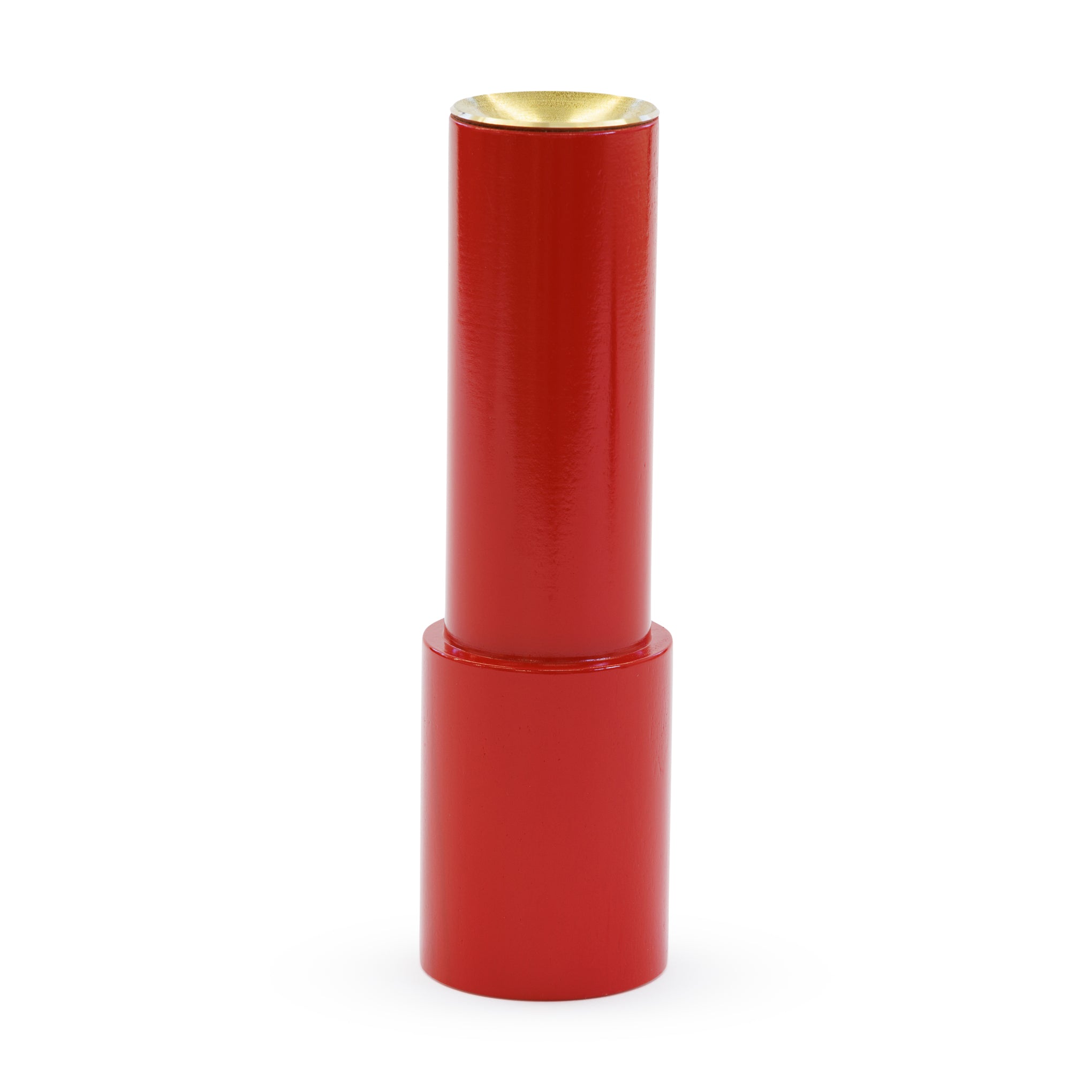 Sophie Taeuber-Arp Bauhaus Wooden Candle Holder - Red