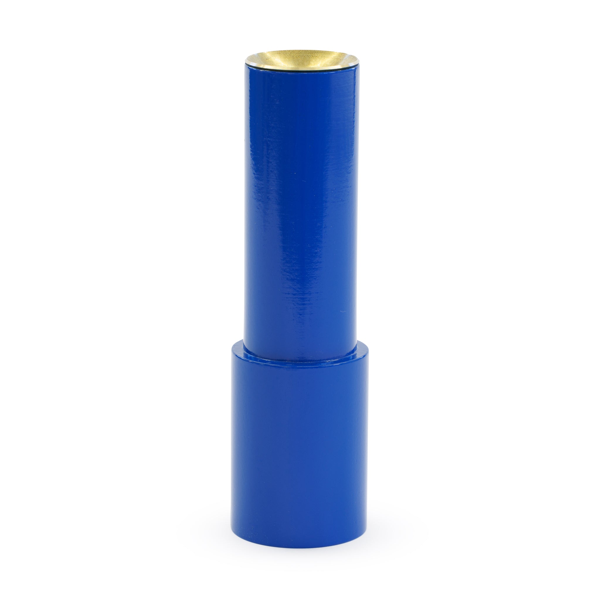 Sophie Taeuber-Arp Bauhaus Blue Wooden Candle Holder