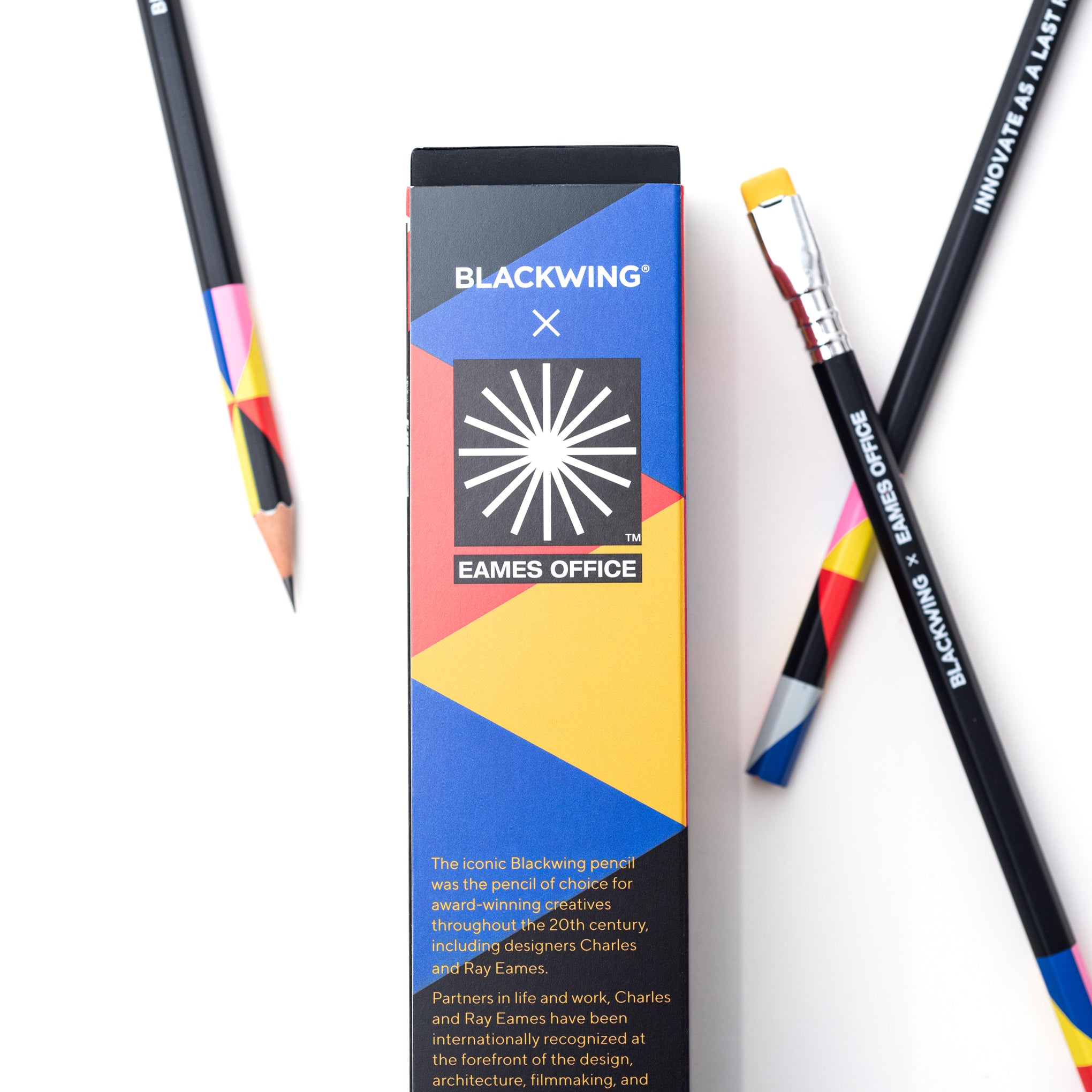 Blackwing x Eames Premium Pencil Set - 12 Pack with Gift Box