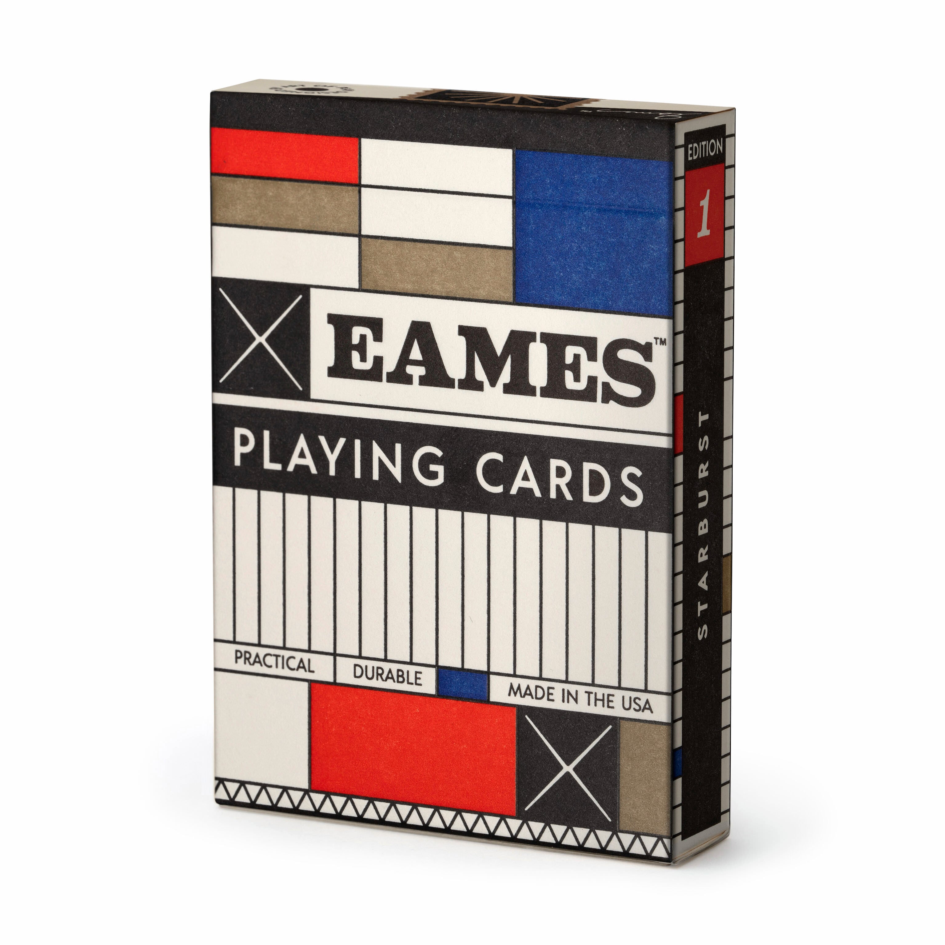 Eames Starburst Playing Cards – USA-Made, Geometric Design