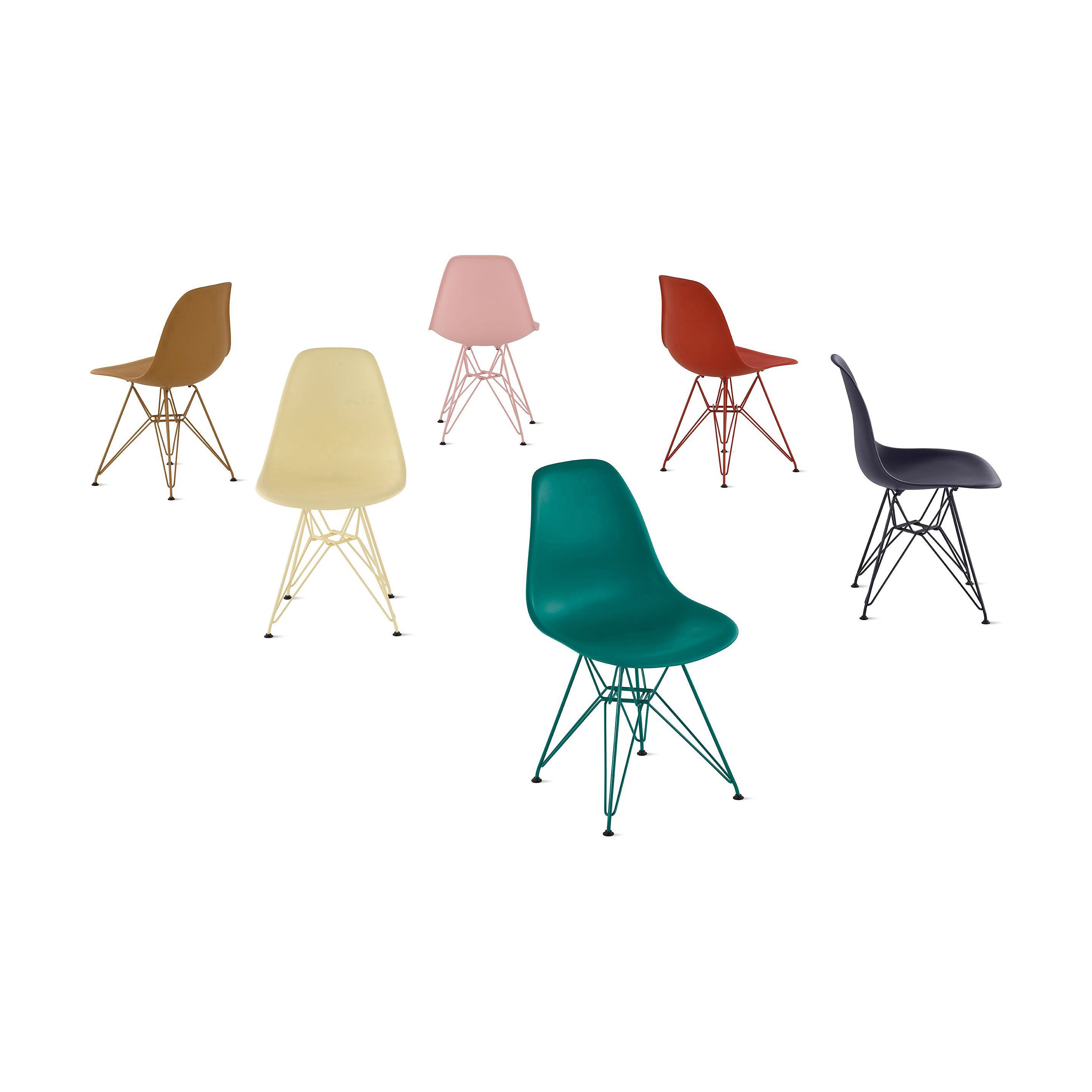 Herman Miller Eames Recycled Plastic Chair - Powder Pink
