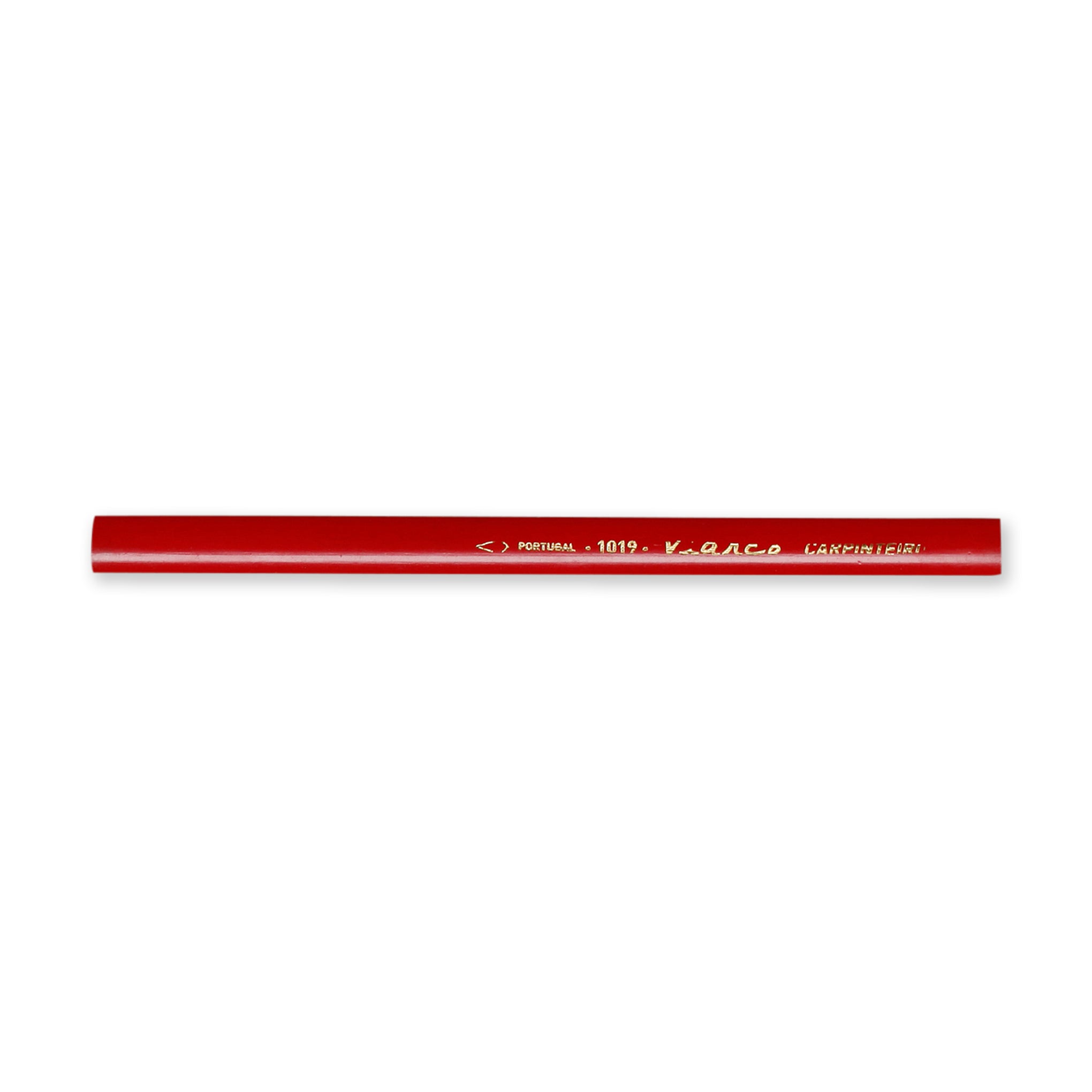 Viarco Carpenter Pencil for Woodworking – Flat Design, Made in Portugal