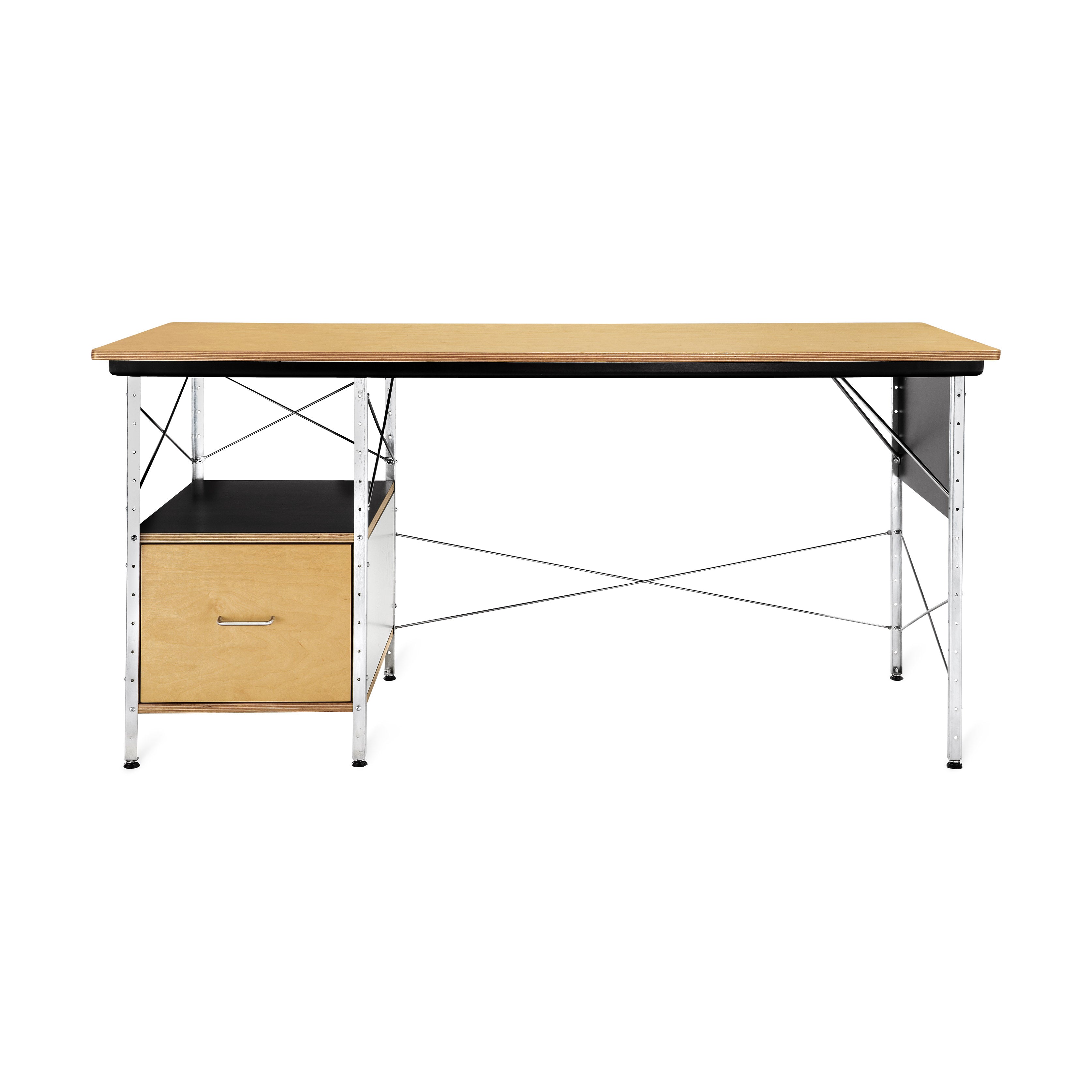 Herman Miller Eames Desk - Mid-Century Modern Birch & Colored Panels