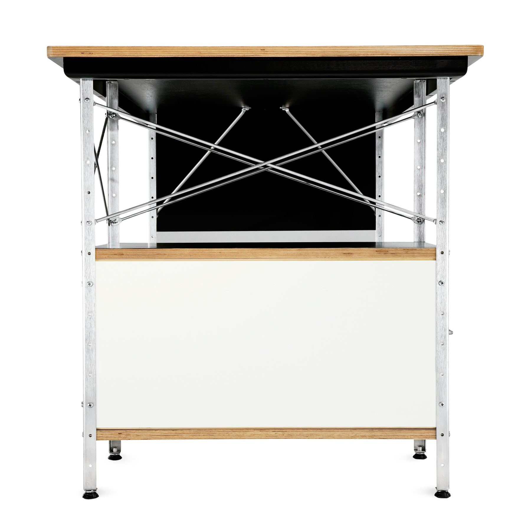 Herman Miller Eames Desk - Mid-Century Modern Birch & Colored Panels