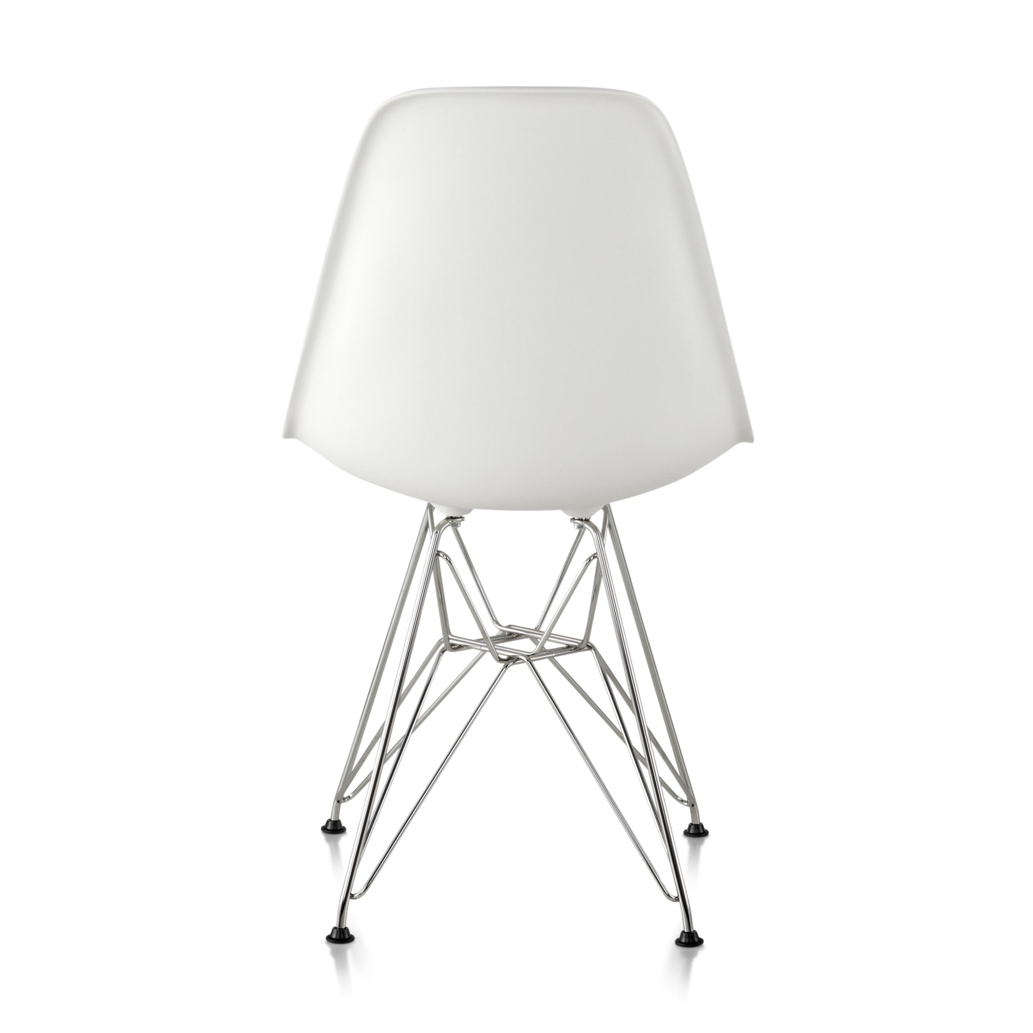 Eames Recycled Plastic Side Chair - White Shell Design