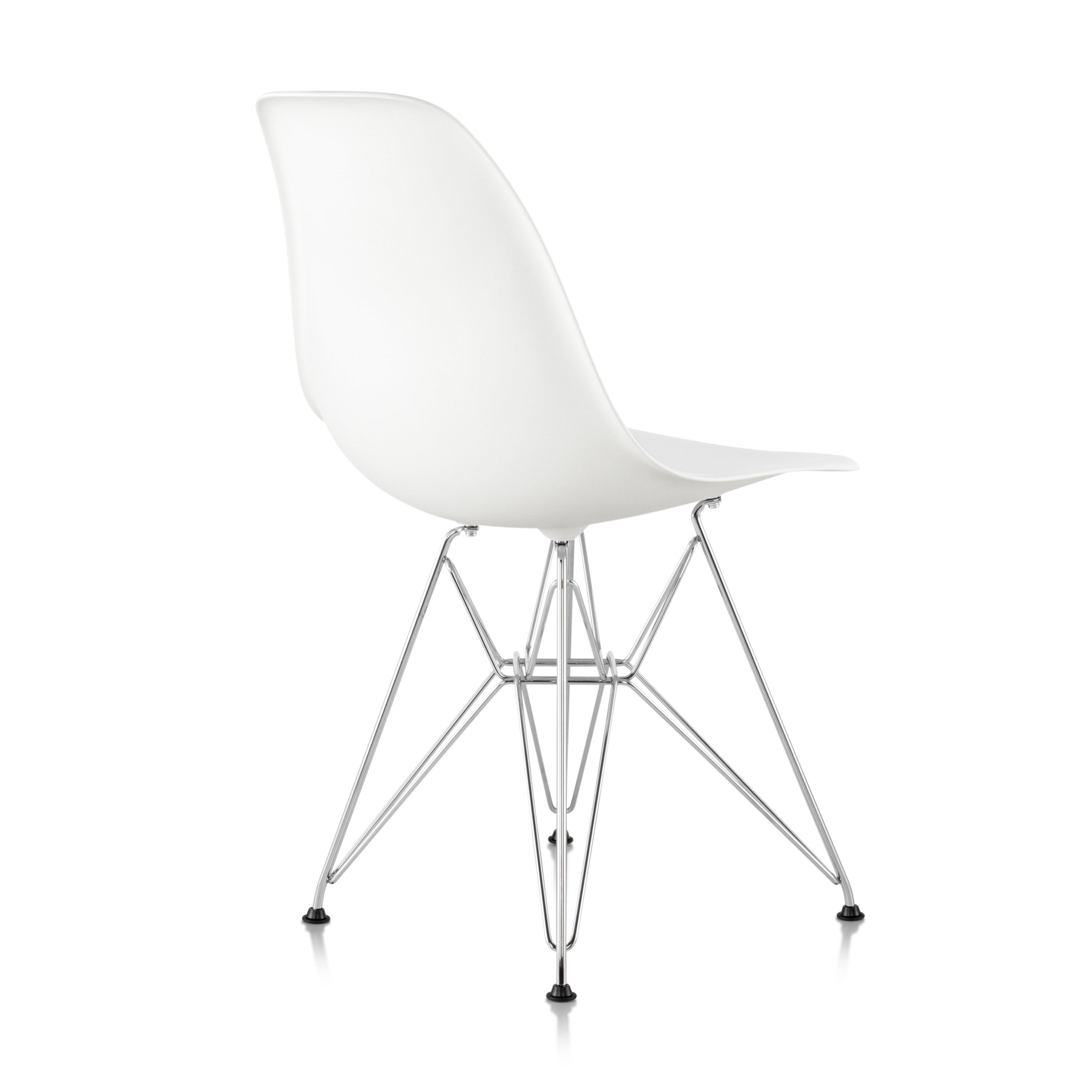 Eames Recycled Plastic Side Chair - White Shell Design