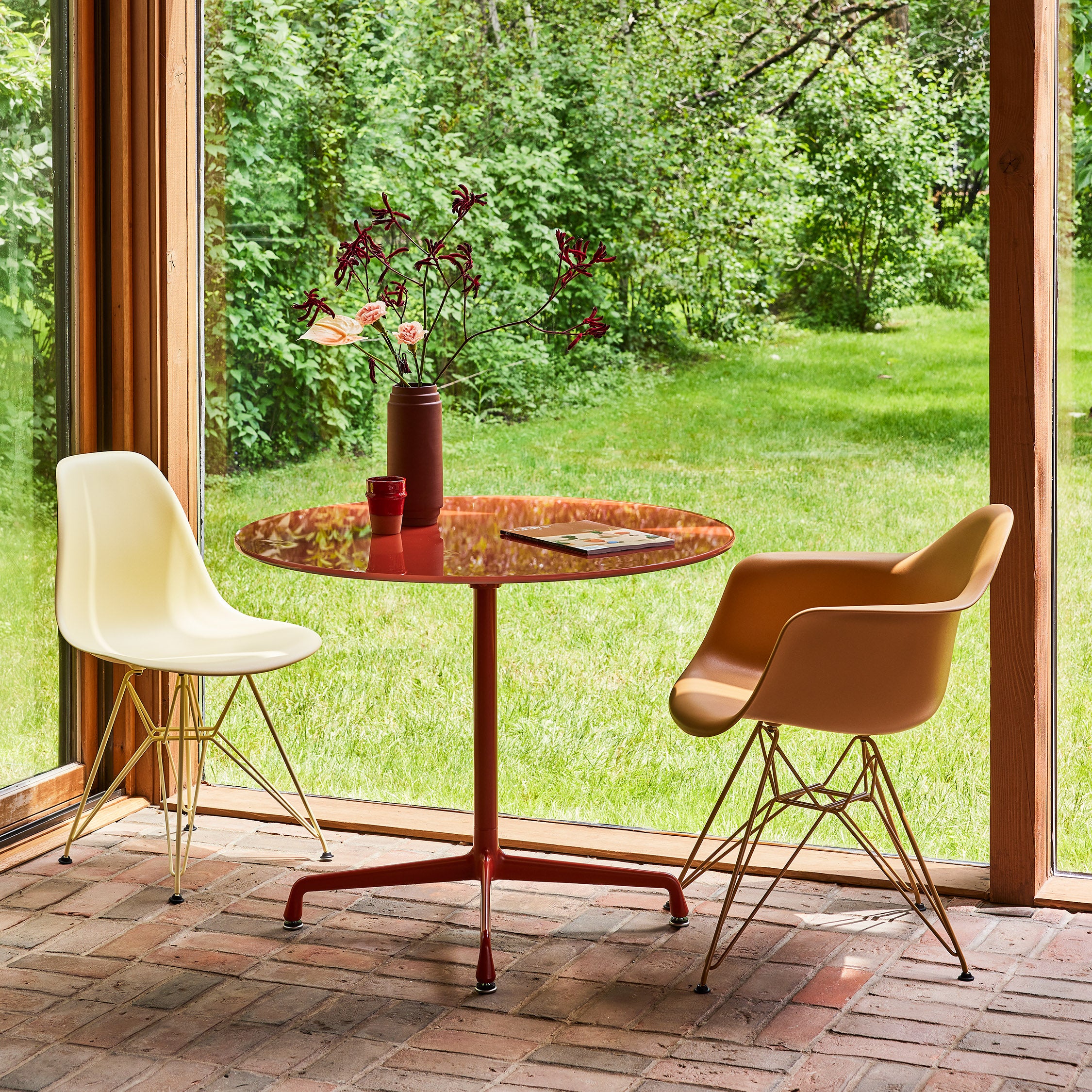 Herman Miller Eames Recycled Plastic Armchair in Toffee