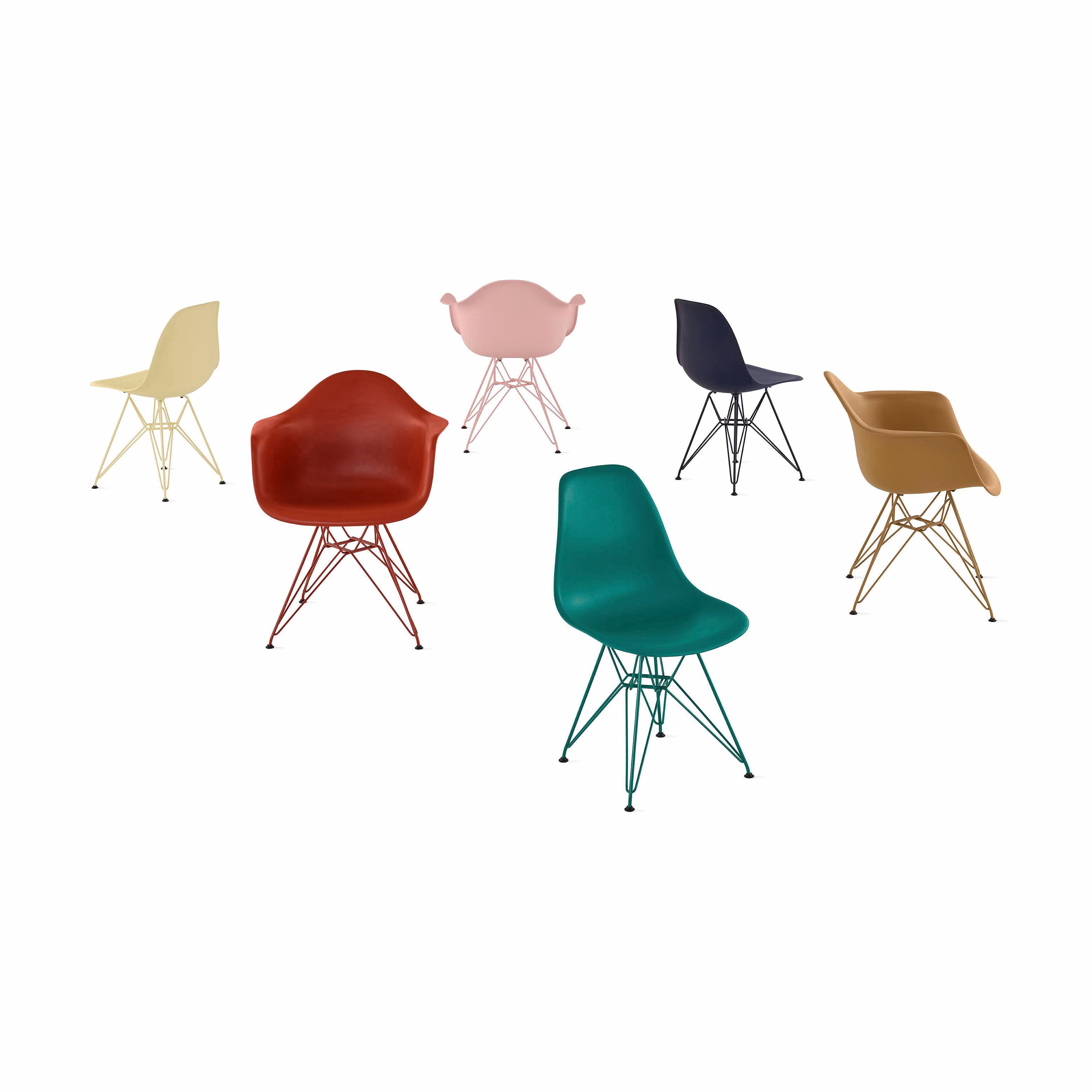 Herman Miller Eames Recycled Plastic Armchair in Toffee