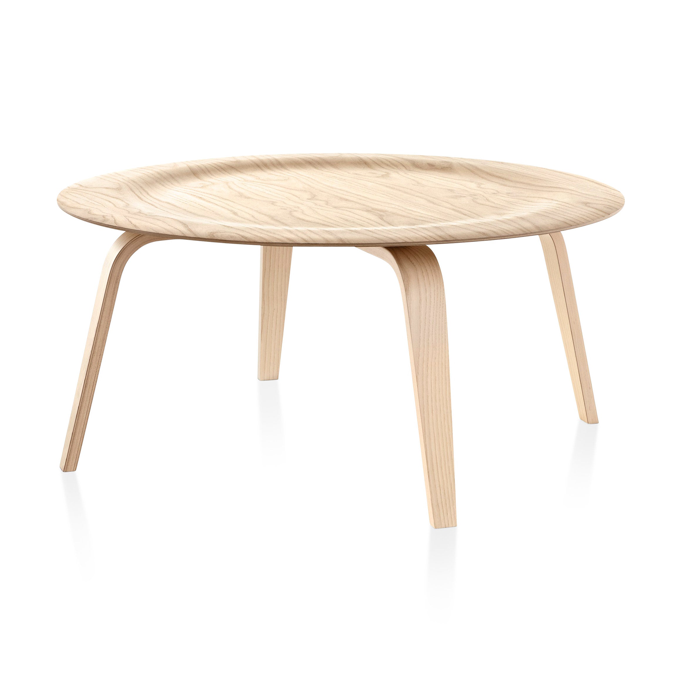 Eames Herman Miller Molded Plywood Coffee Table, Wood Base