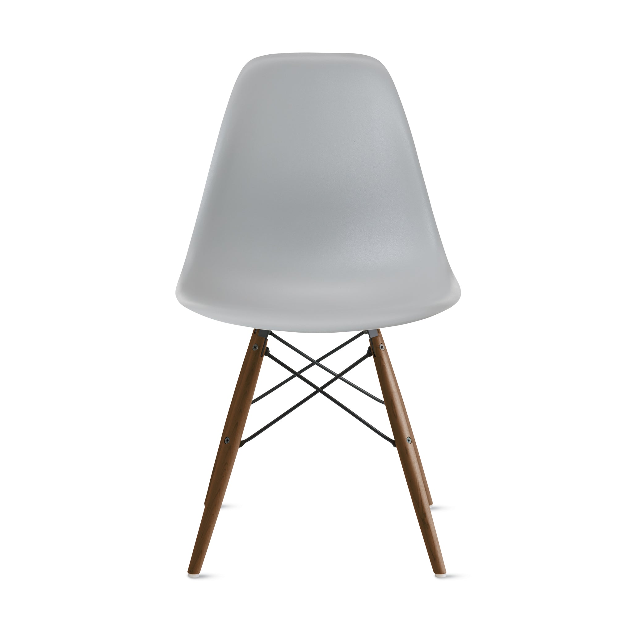 Eames Recycled Plastic Side Chair - Light Gray Shell Design