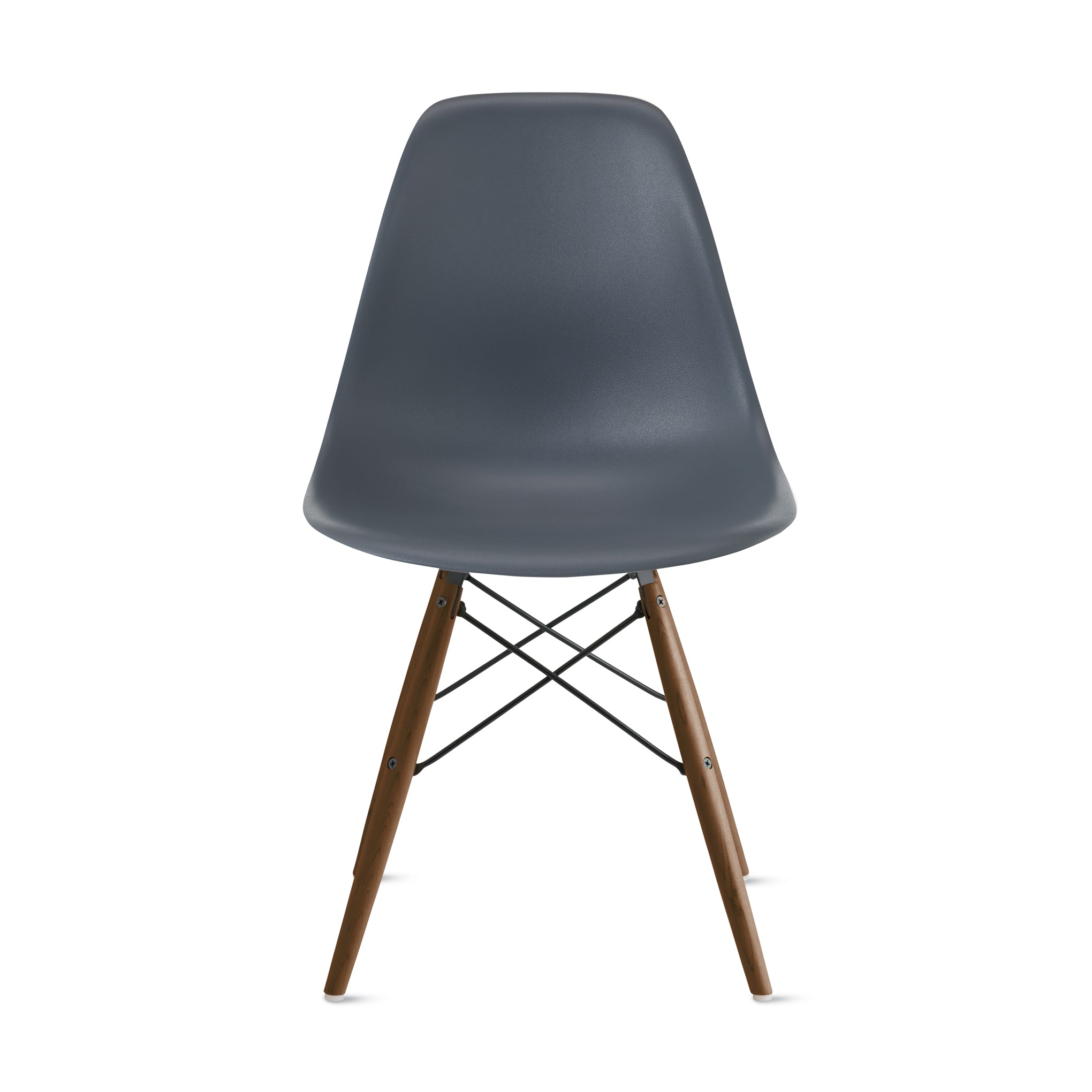 Eames Recycled Plastic Side Chair - Gray Mid-Century Design