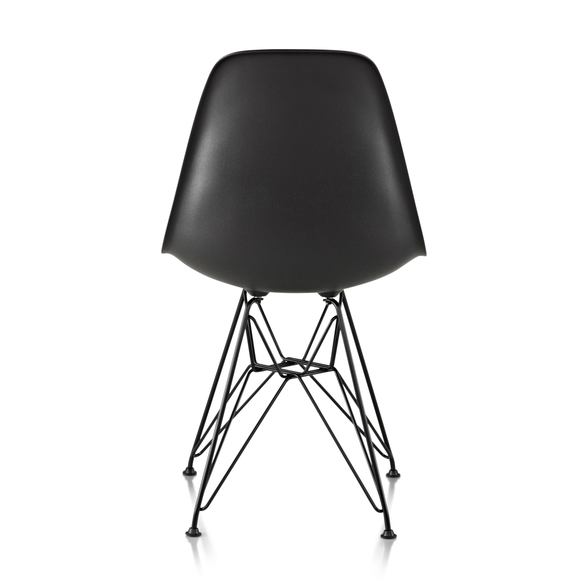 Eames Recycled Plastic Side Chair - Black Shell Design