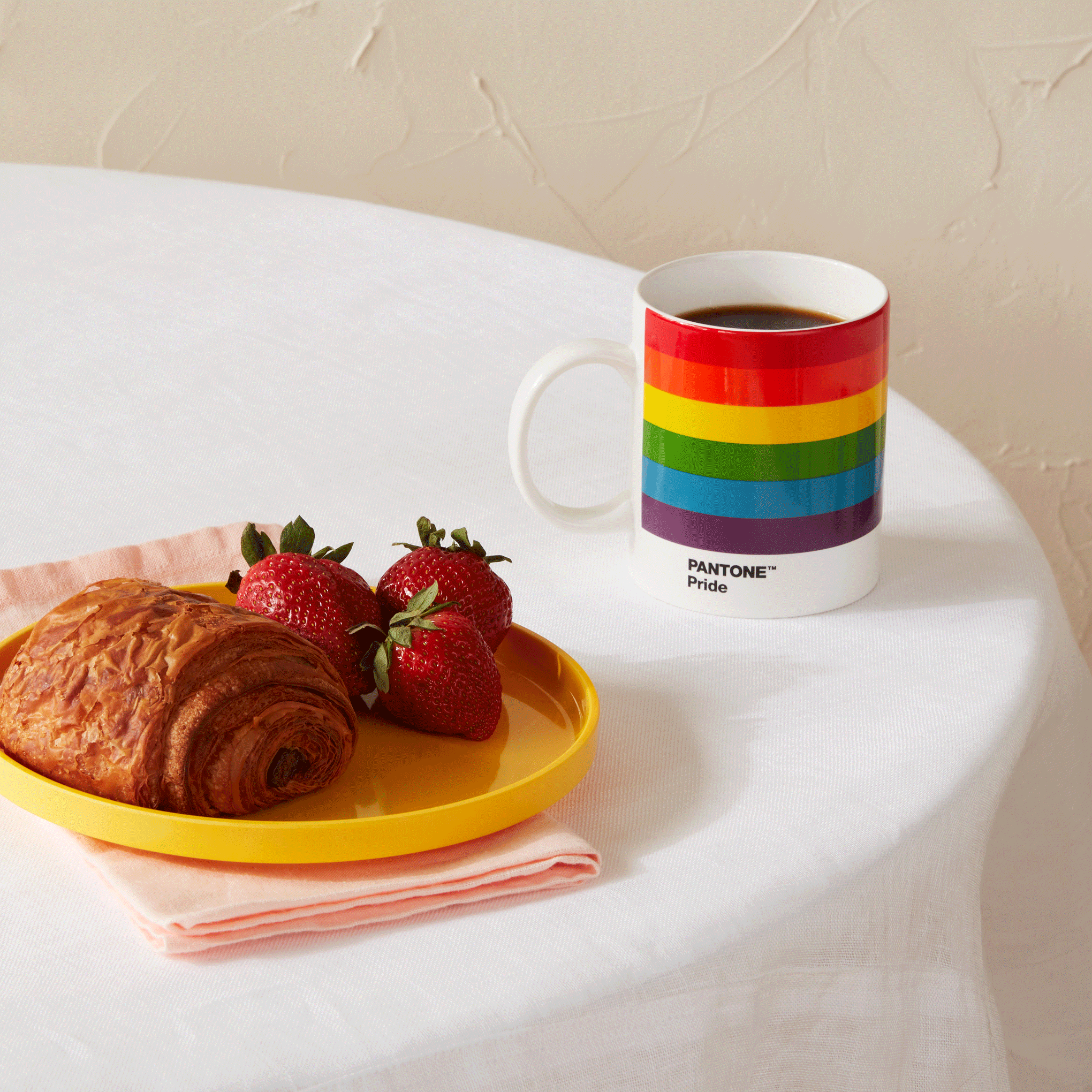 Pantone Pride Rainbow Flag Ceramic Mug - LGBTQ+ 13oz Dishwasher-Safe