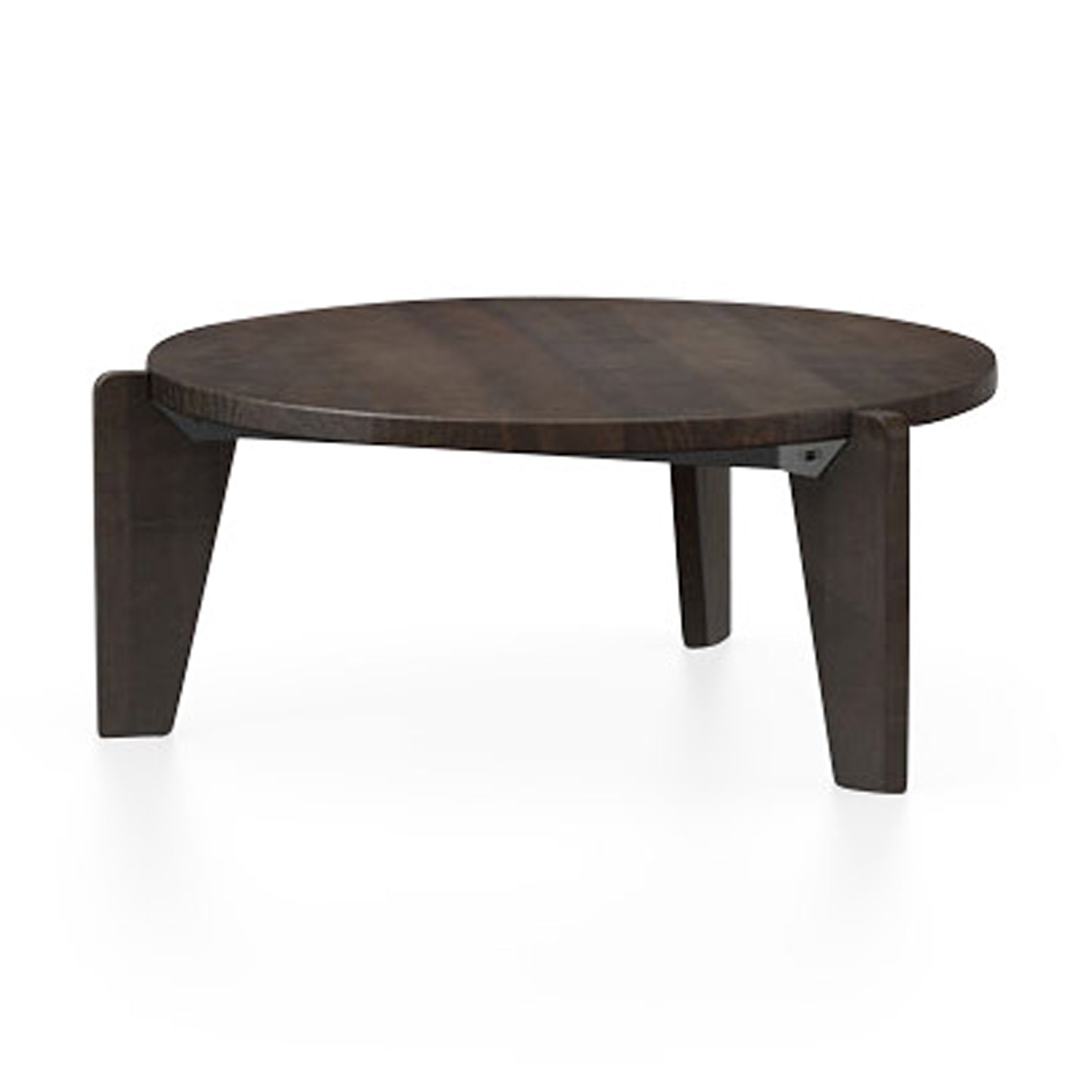Vitra Jean Prouvé Guéridon Bas Oak Coffee Table - Black