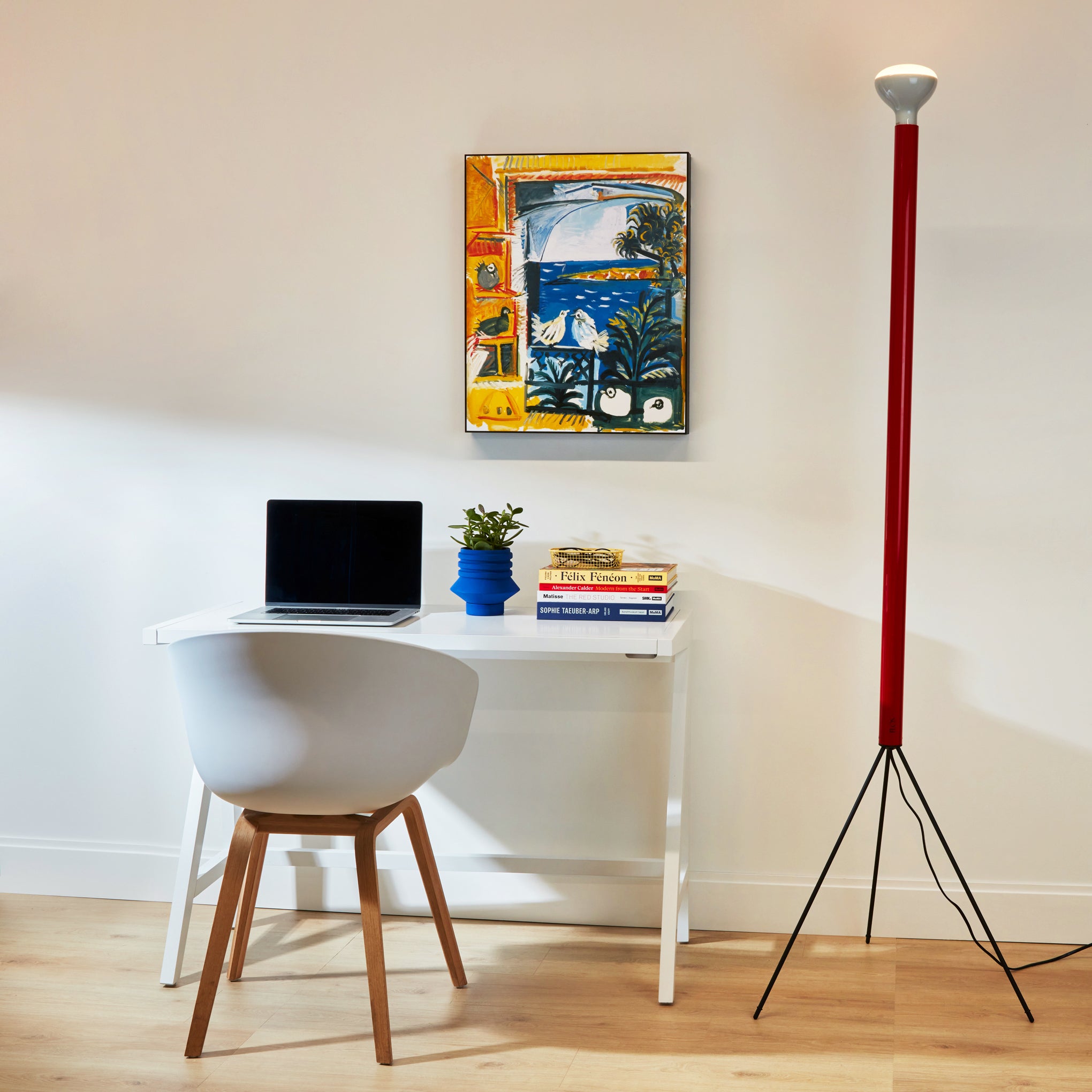 Flos Luminator LED Floor Lamp - Modern Italian Design in Anthracite
