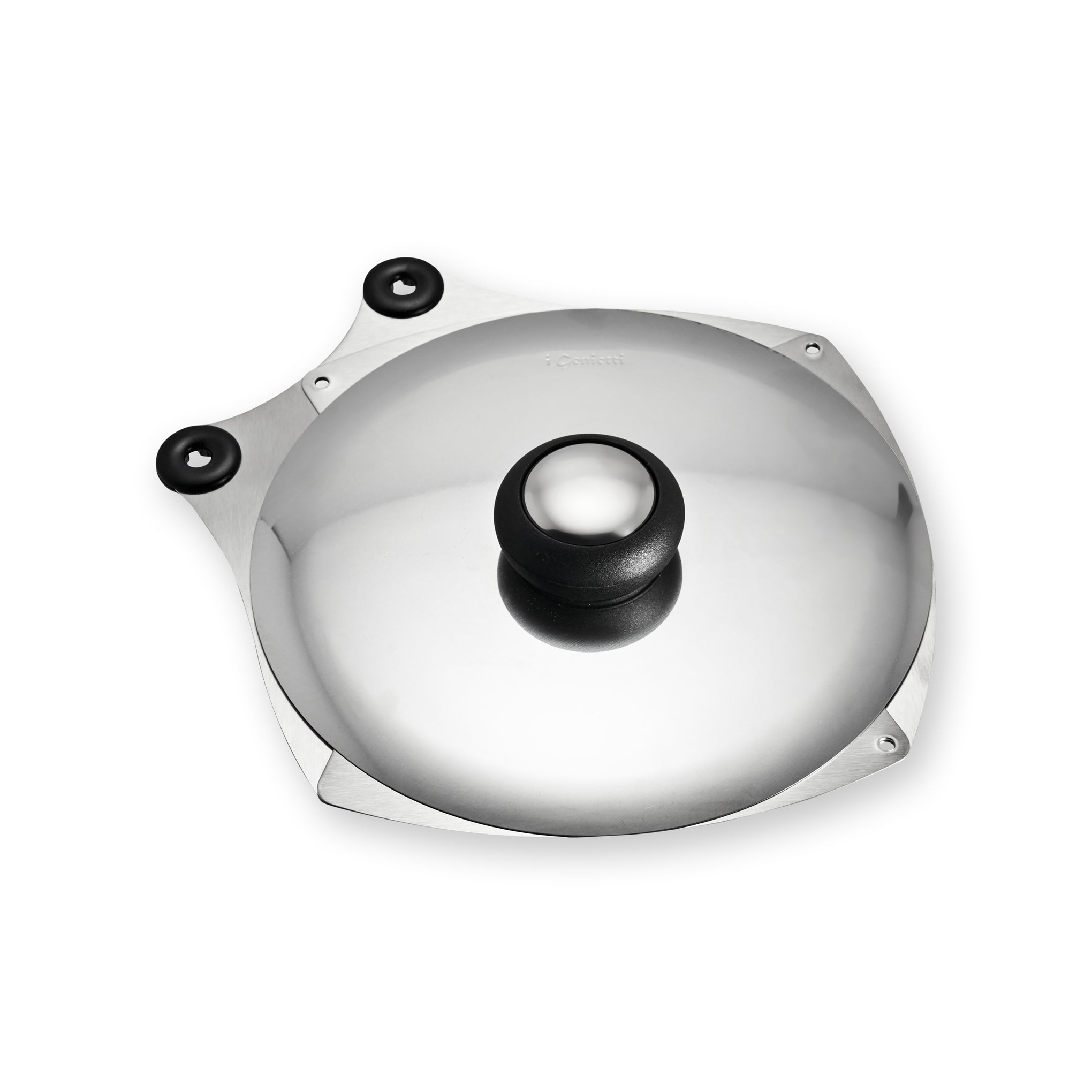 MoMA Adjustable Stainless Steel Pot Lid – Expands 8.5 to 16” – Dishwasher Safe