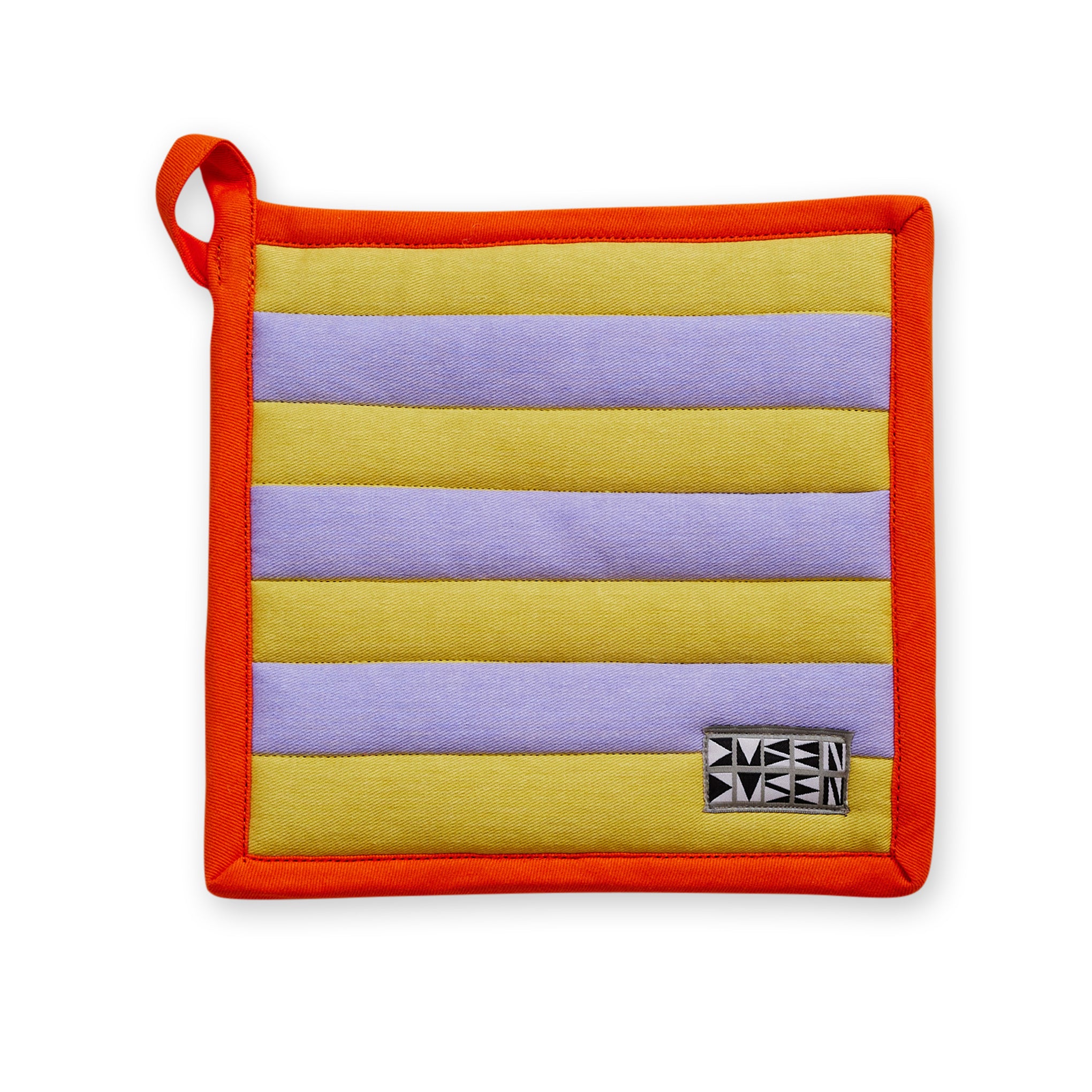 Dusen Dusen Striped Cotton Potholder - Jalapeno Quilted Kitchen Essential