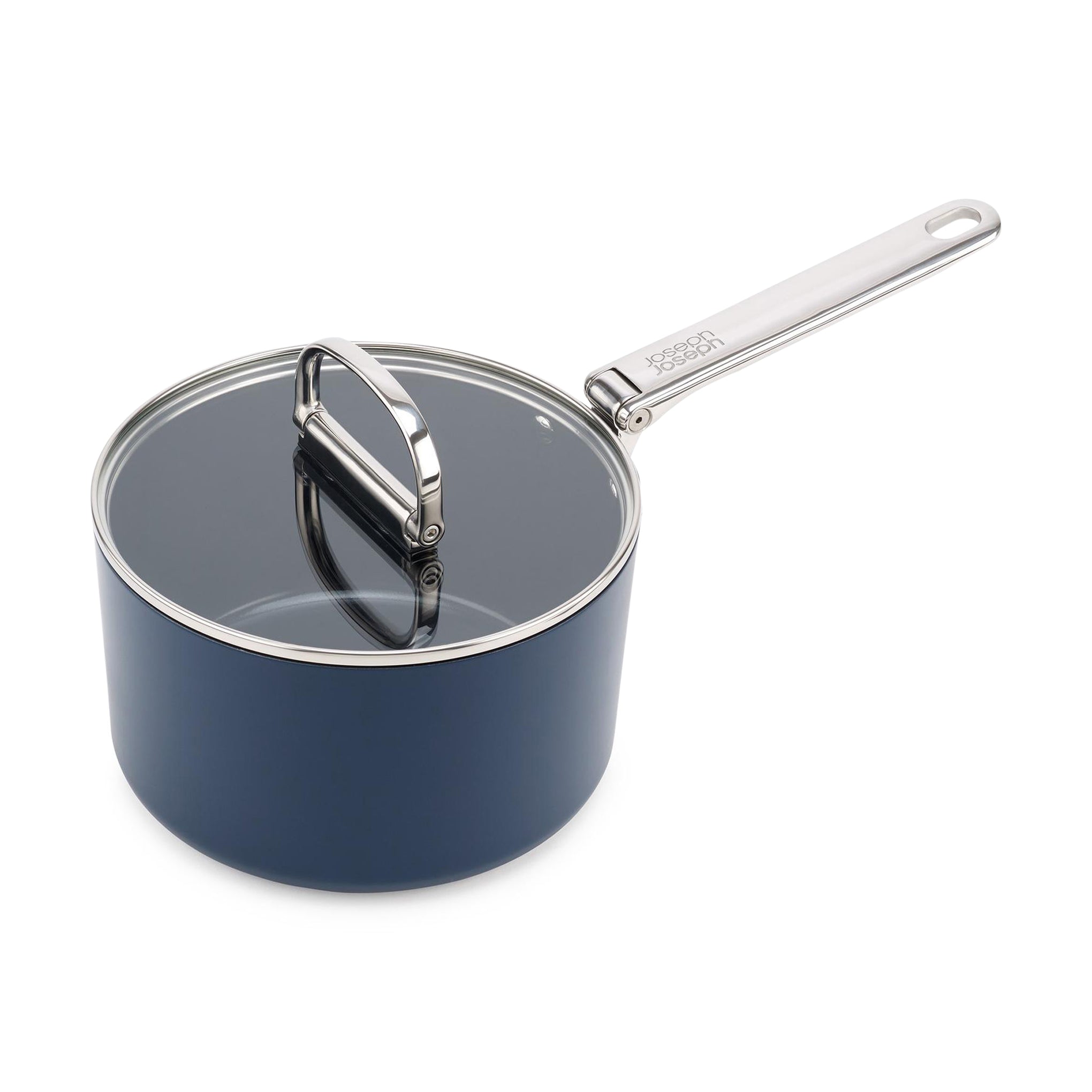 Space Cookware Non-Stick Saucepan with Lid - Compact & Induction Safe