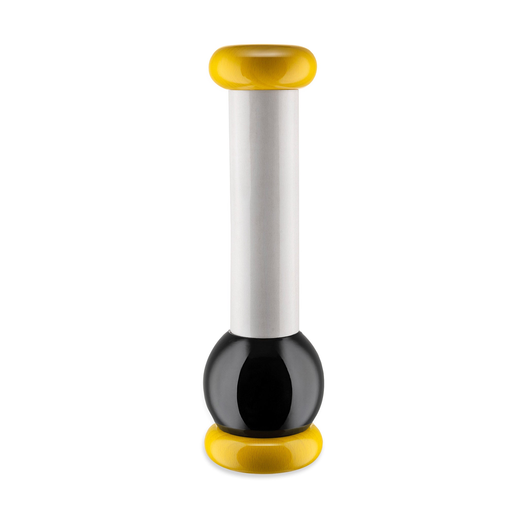 Ettore Sottsass Alessi White Salt & Pepper Grinder - Eco-Friendly Wood