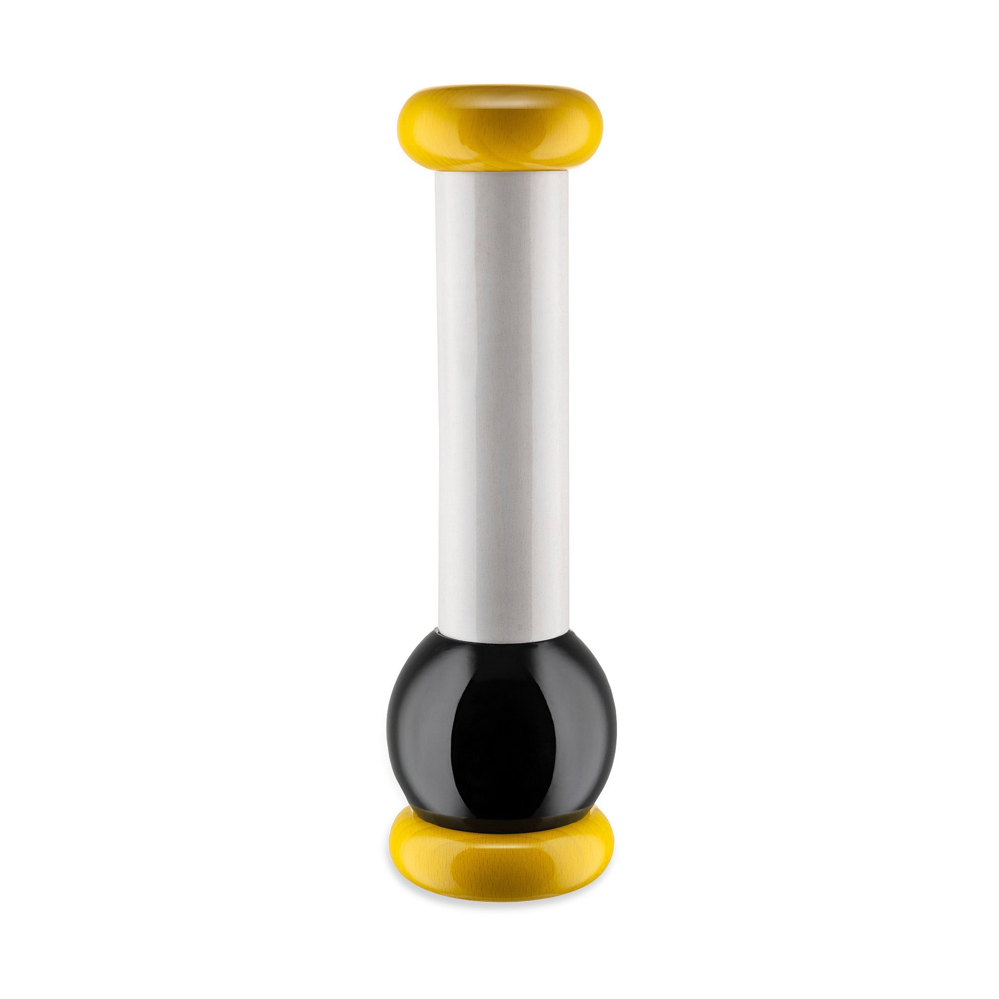 Ettore Sottsass Alessi White Salt & Pepper Grinder - Eco-Friendly Wood