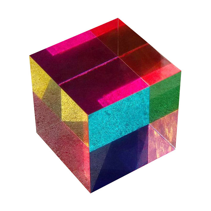 CMY Cubes Color Changing Optical Illusion Cube