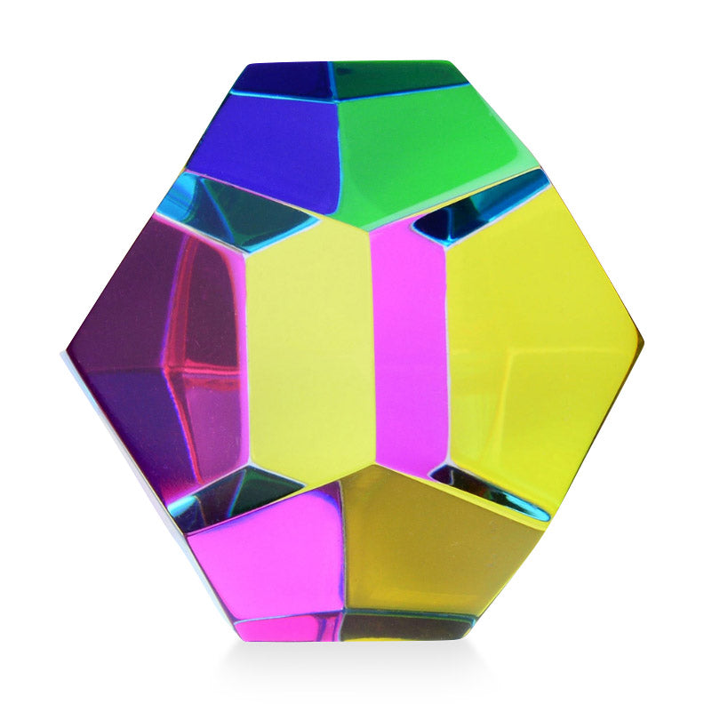 CMY Cubes Mundus Dodecahedron - Color Changing Geometric Object
