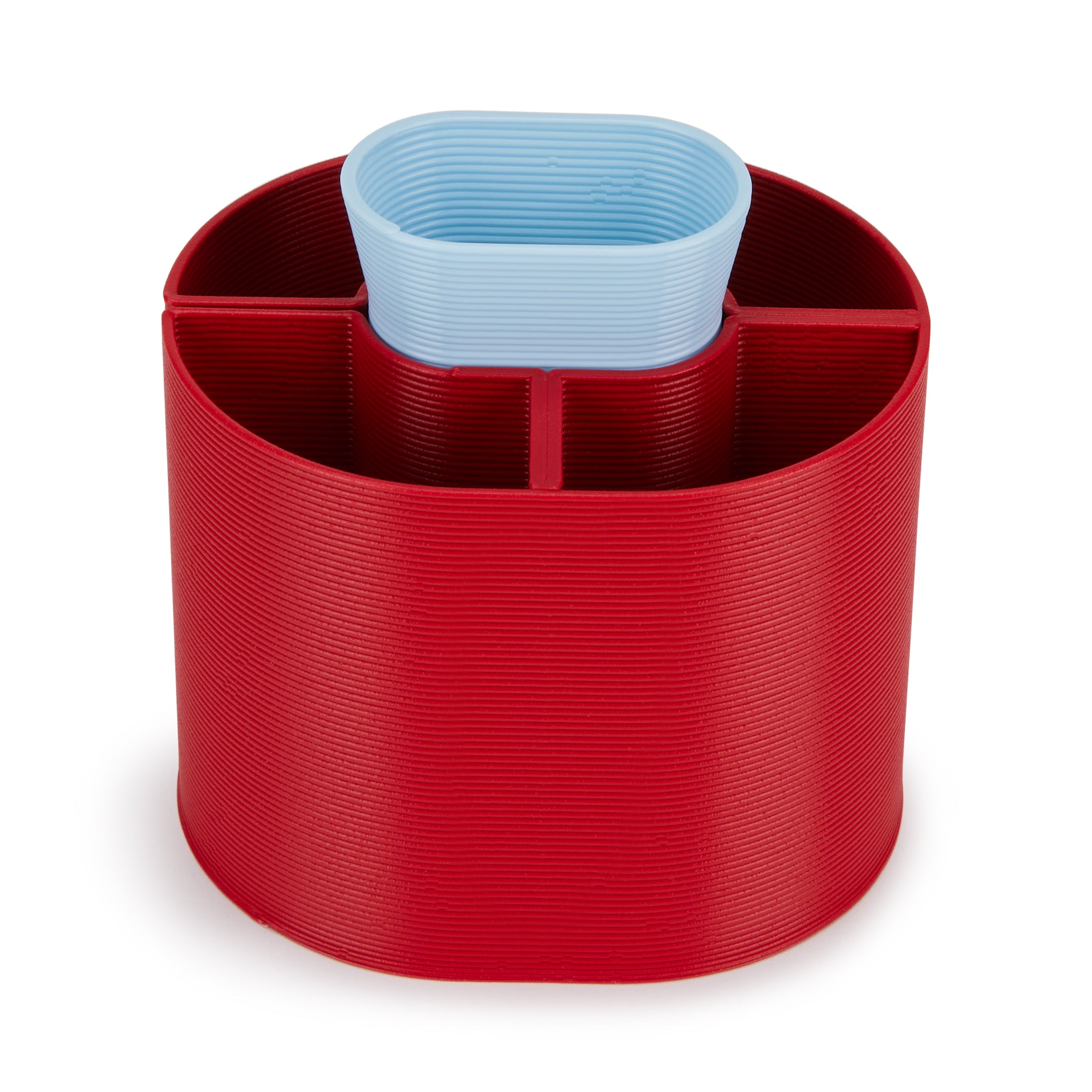Henri Recycled Plastic 3D-Printed Pencil Cup | Eco-Friendly Desk Organizer