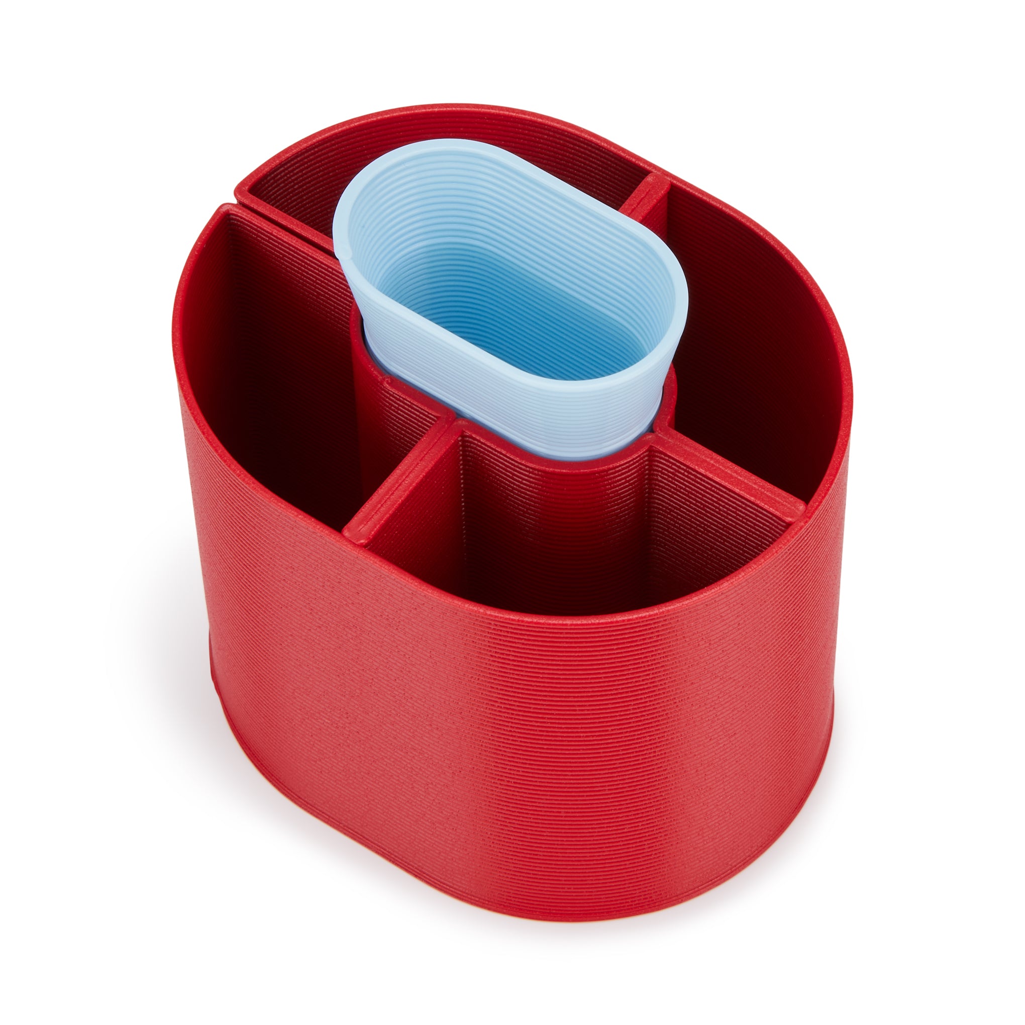 Henri Recycled Plastic 3D-Printed Pencil Cup | Eco-Friendly Desk Organizer