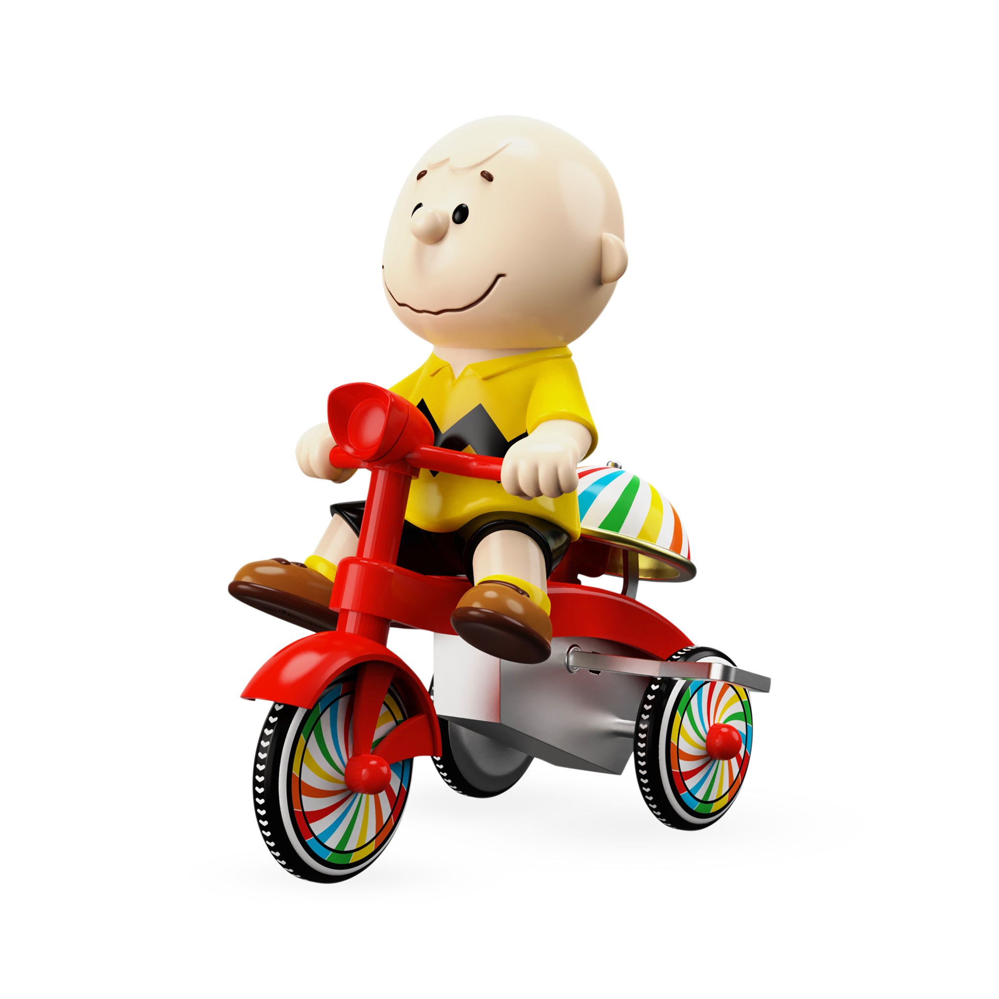 Super7 Snoopy & Peanuts Wind-Up Toy Figure - Charlie Brown Tricycle
