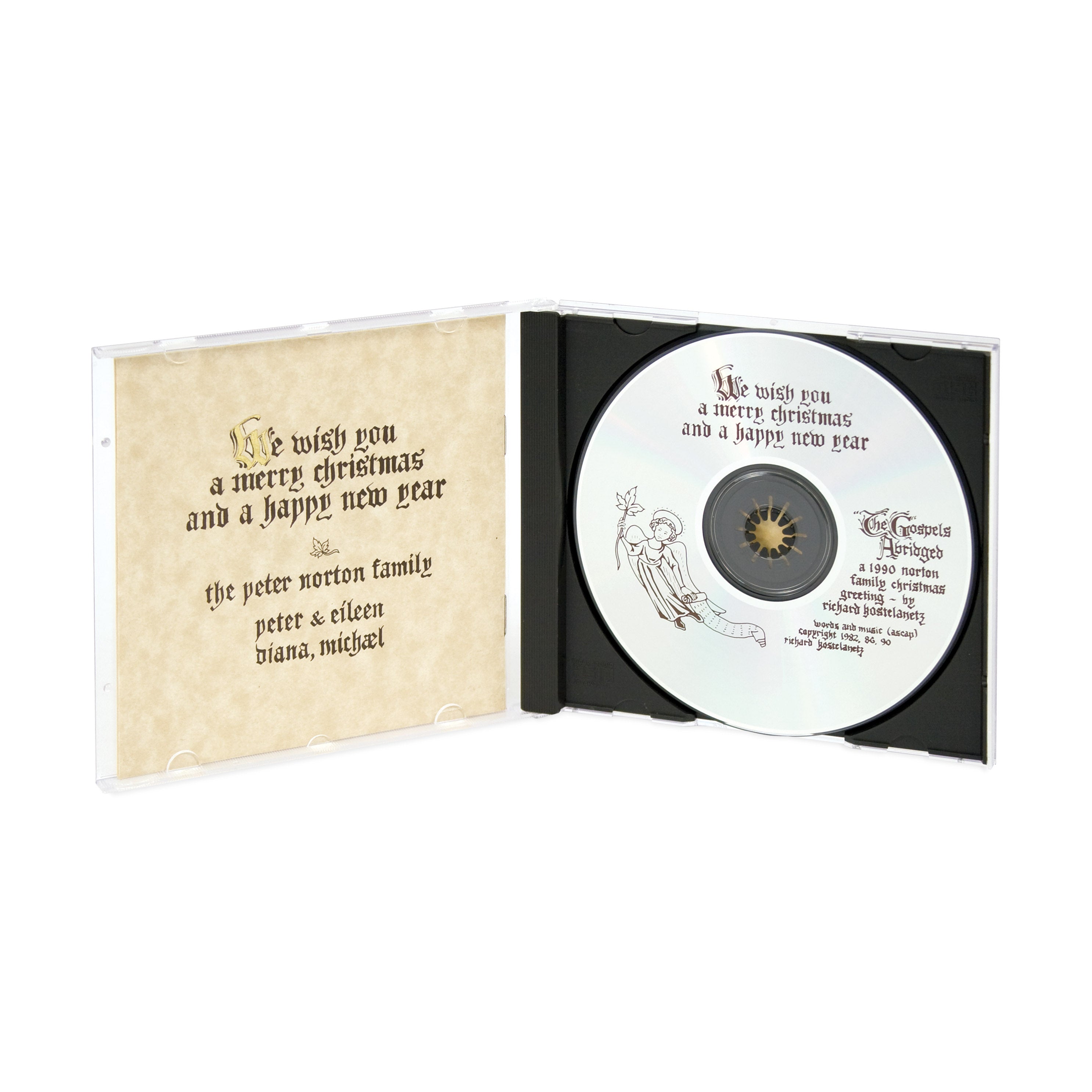 Richard Kostelanetz The Gospel Abridged CD Audiobook