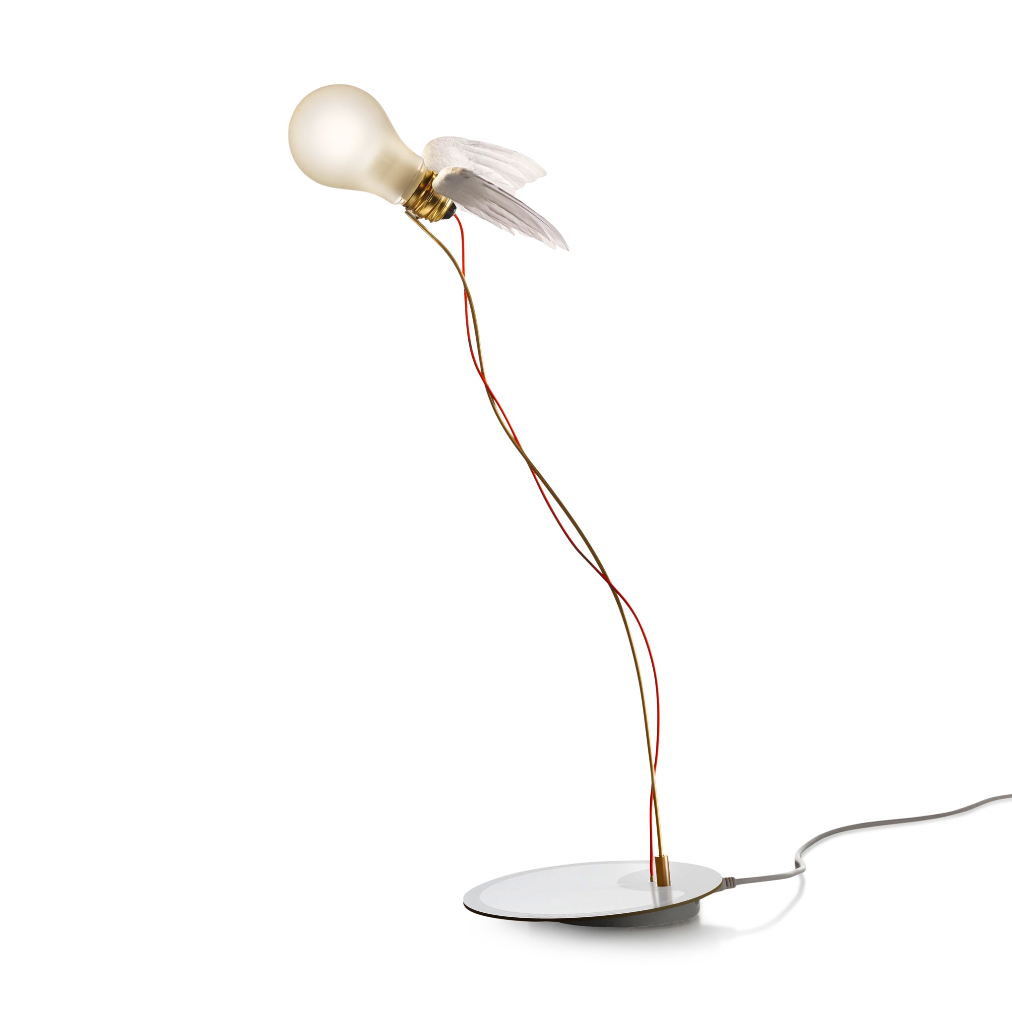 Lucellino LED Table Lamp with Goose Feather Wings – Ingo Maurer Design