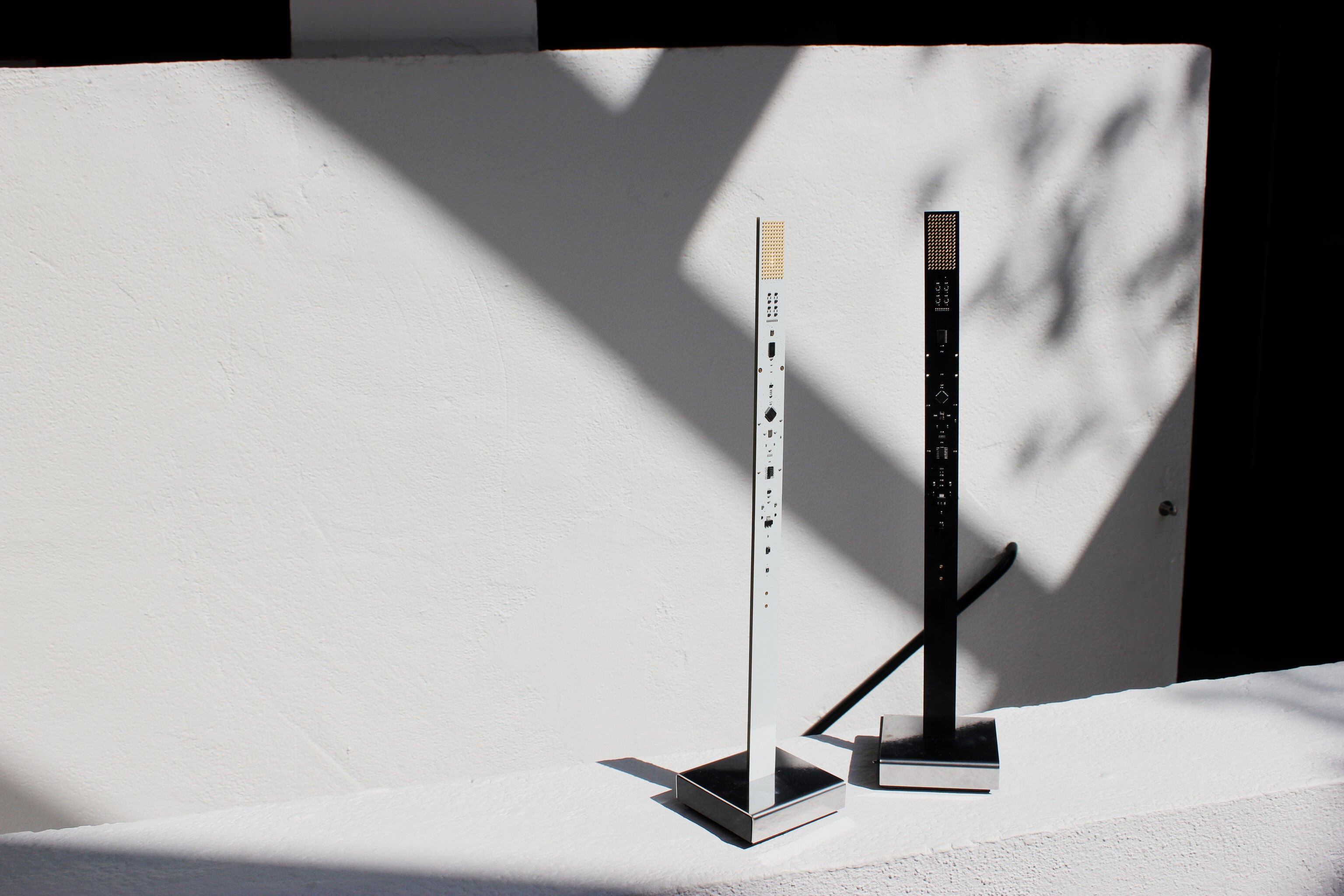 My New Flame LED Flickering Lamp - Portable Black Table Light