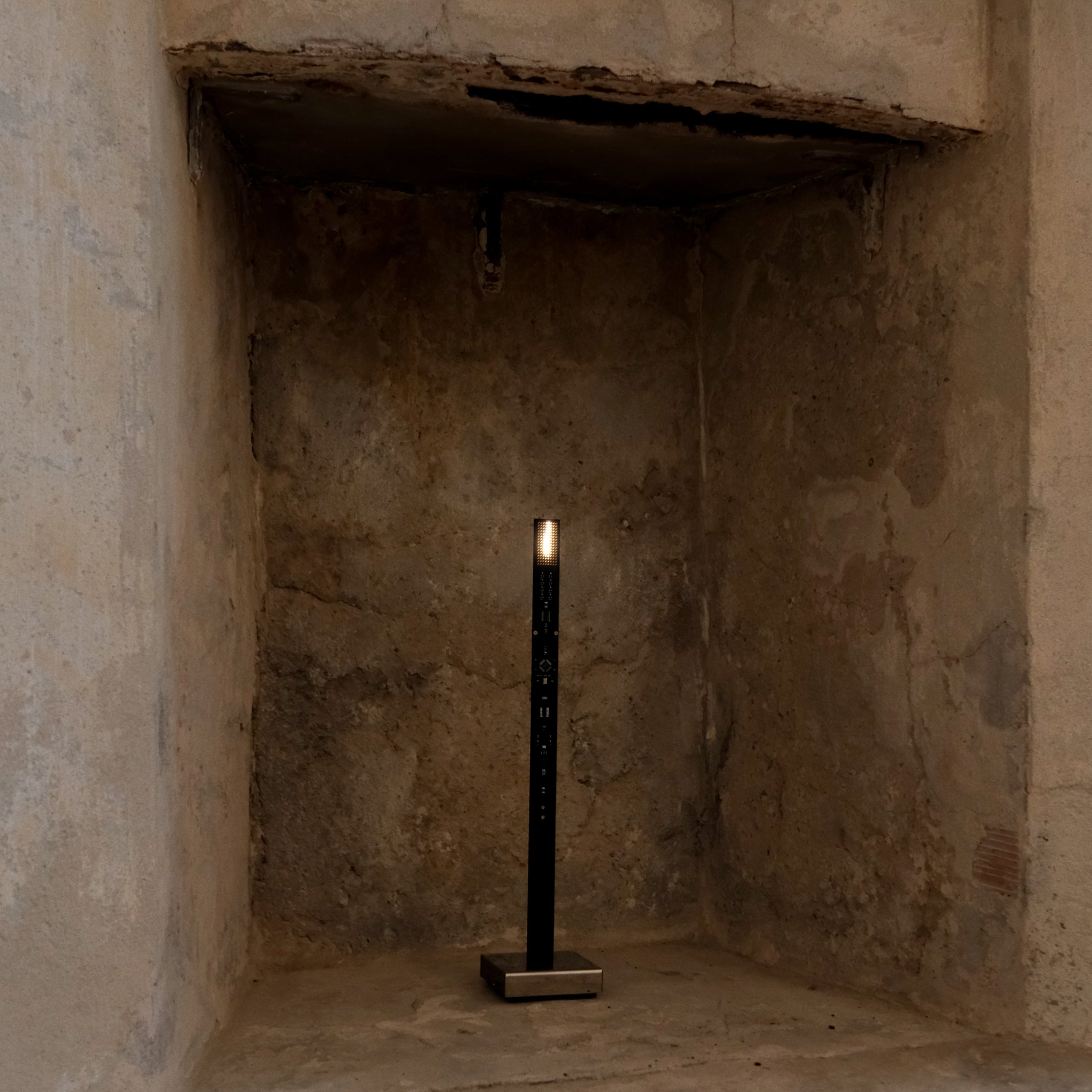My New Flame LED Flickering Lamp - Portable Black Table Light