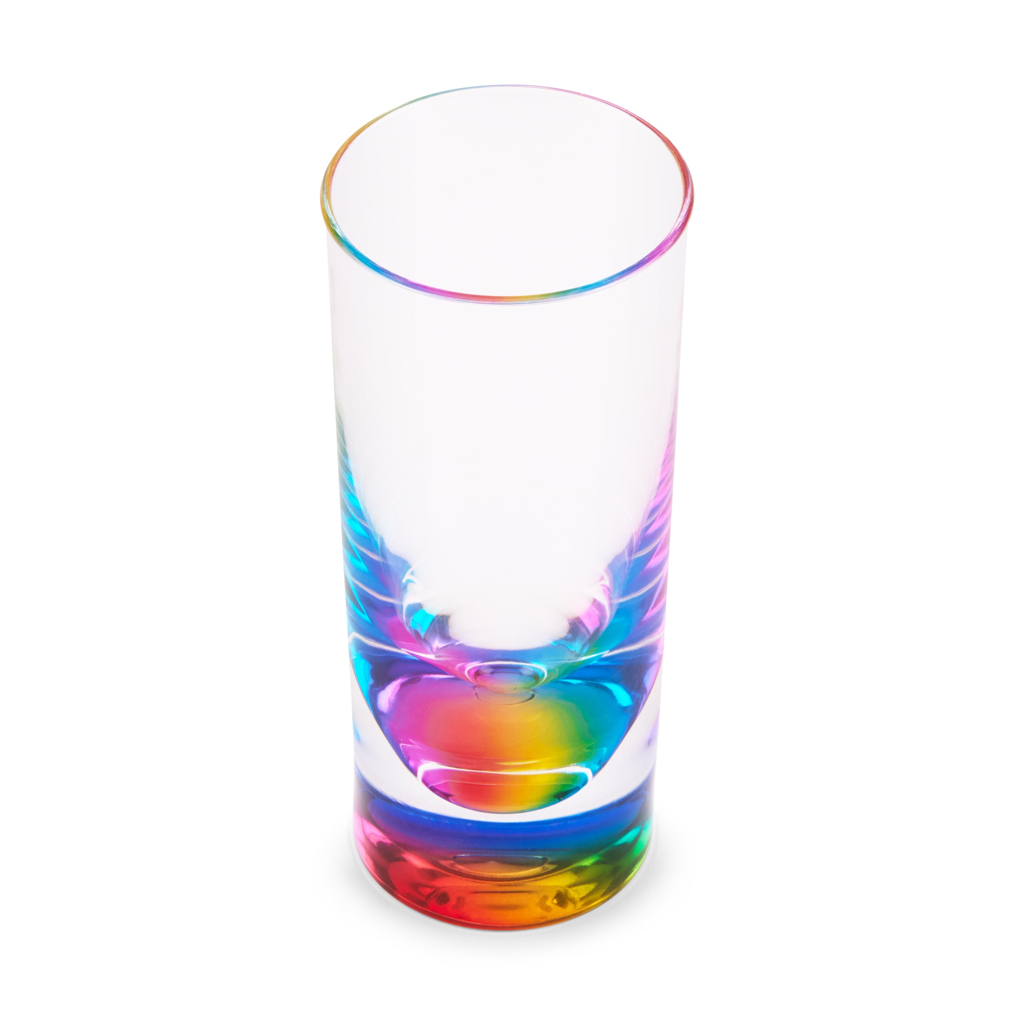 Rainbow Acrylic Tumbler – Colorful 10oz Drinking Cup for Parties