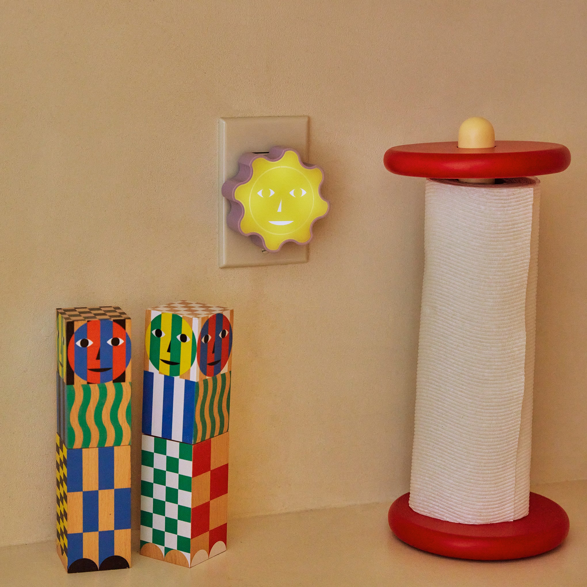 Dusen Dusen Everybody LED Night Light with Auto Sensor - Purple Yellow