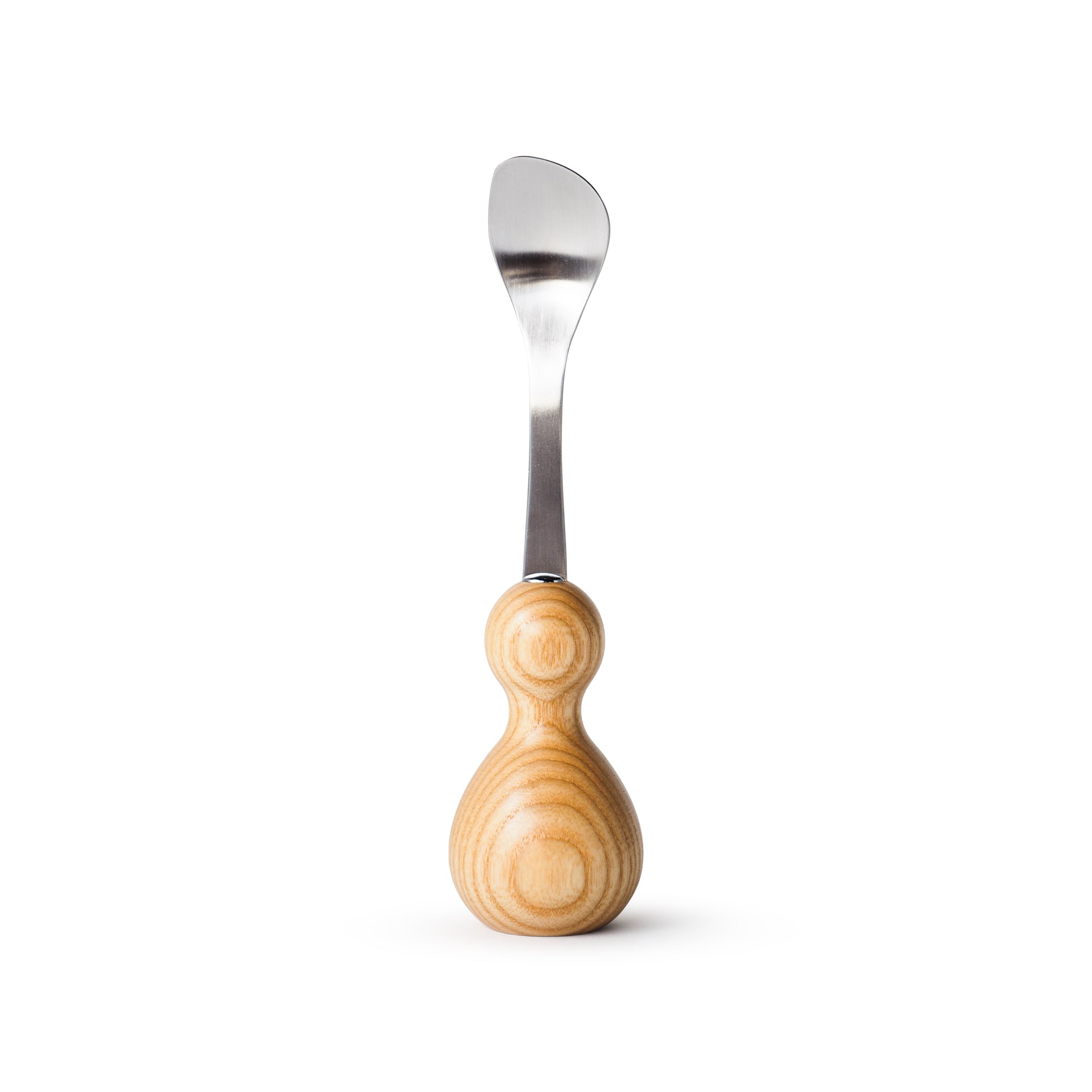 Japanese Beech Wood Standing Jam Spoon - Handcrafted Wooden Utensil